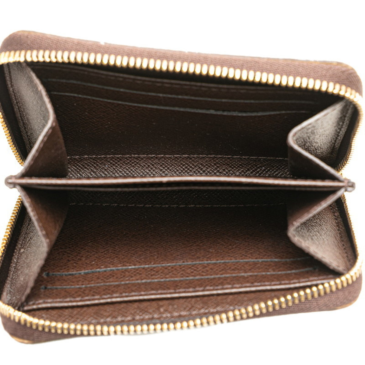Louis Vuitton Brown Pvc Leather Coin Purse/Coin Case (Pre-Owned)