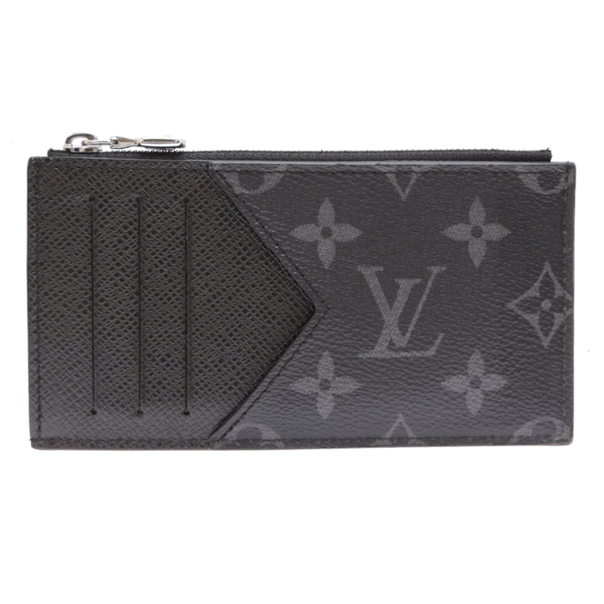 Louis Vuitton Noir Monogram Eclipse Coin Purse/Coin Case (Pre-Owned)