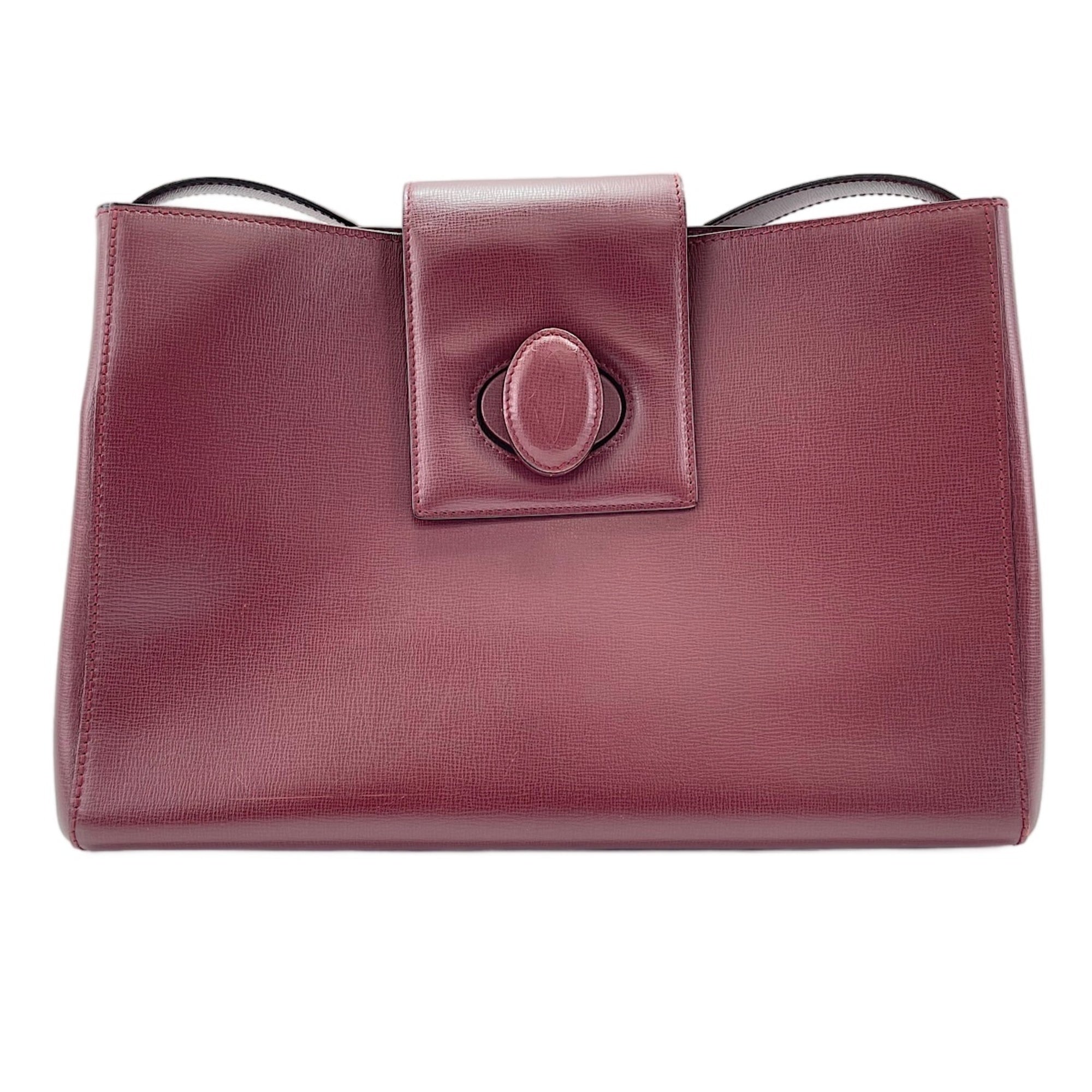 Cartier Must Wine Red Shoulder Bag (Pre-Owned)