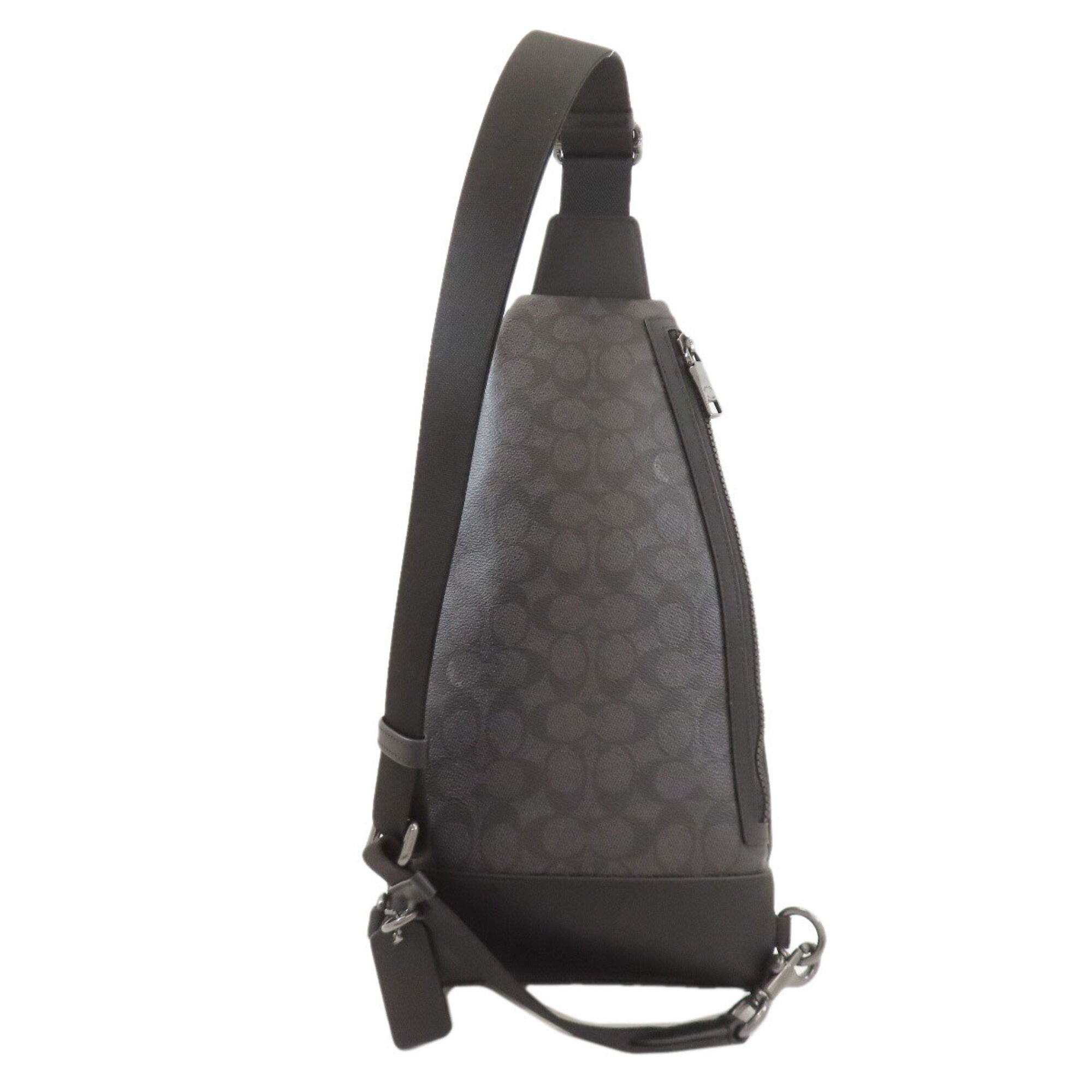 Coach Black Pvc Sling Bag (Pre-Owned)