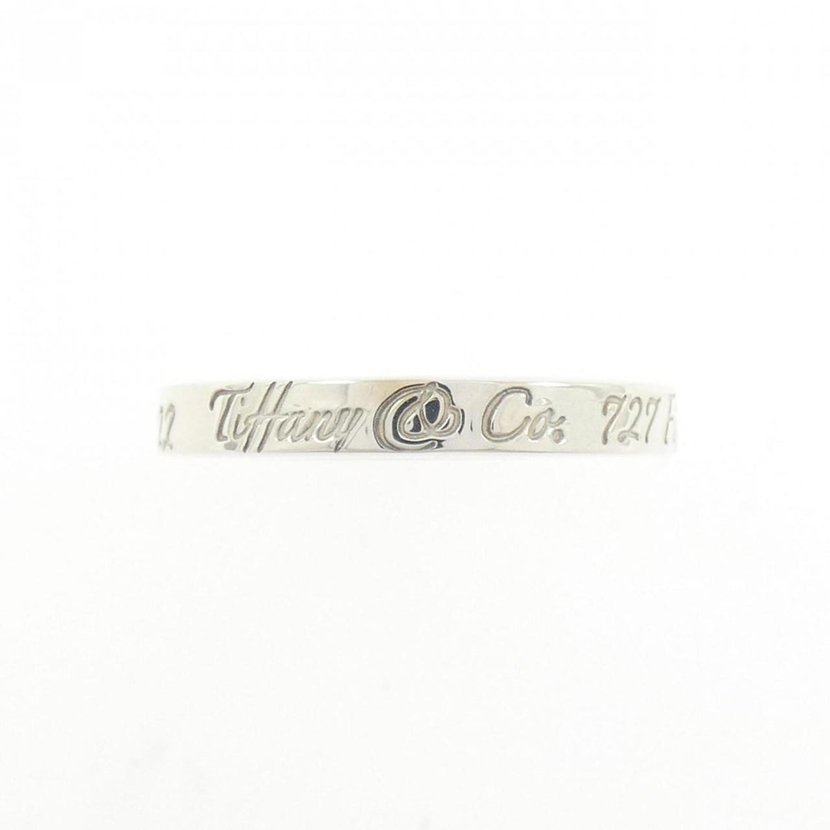 Tiffany Silver Silver 925 Band Ring (Pre-Owned)