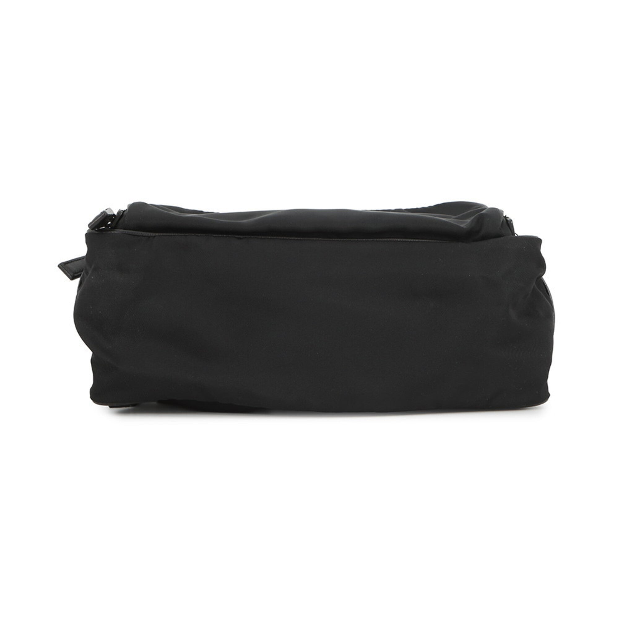 Prada Black Nylon Clutch Bag Handbag (Pre-Owned)