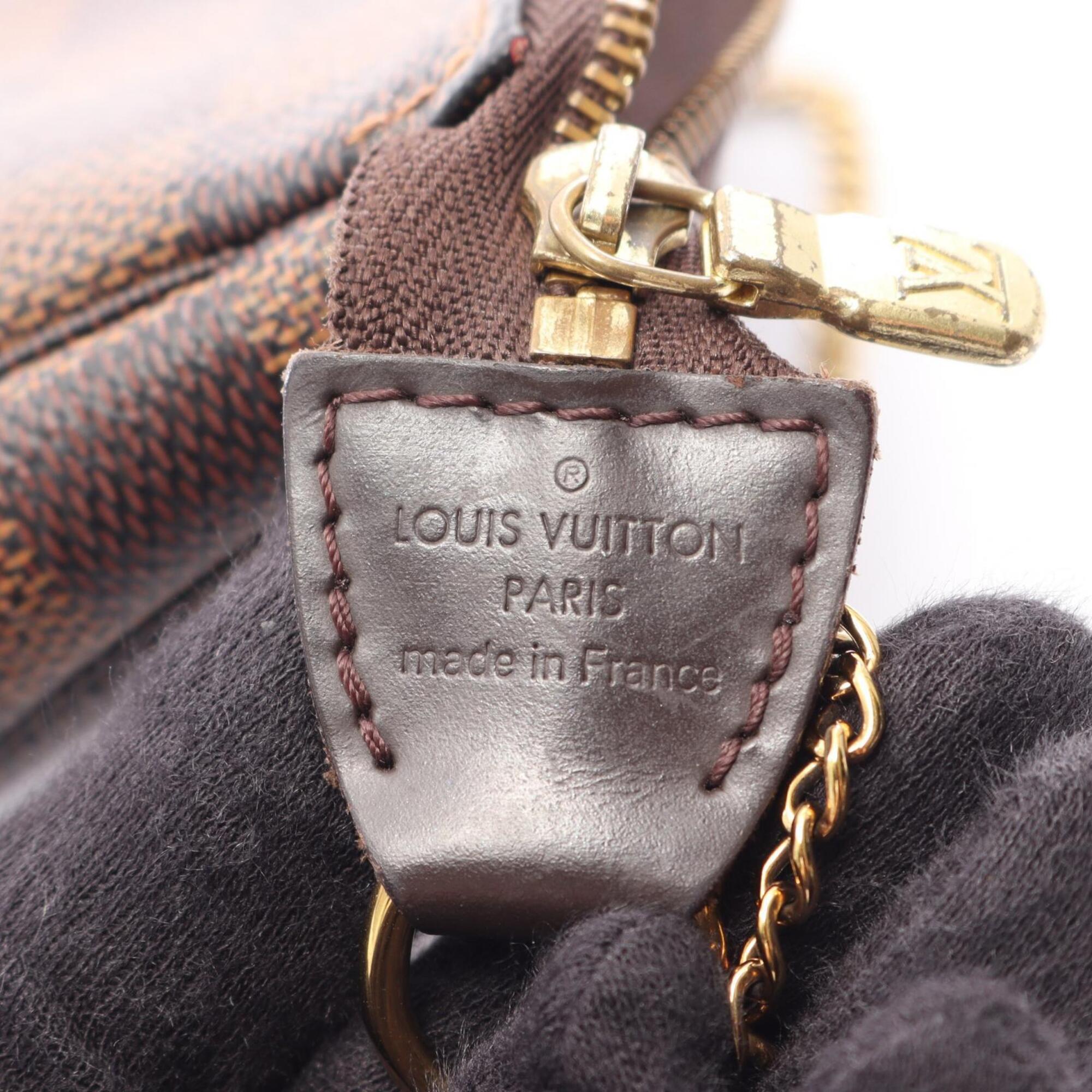 Louis Vuitton Brown Coated Canvas Leather Handbag (Pre-Owned)