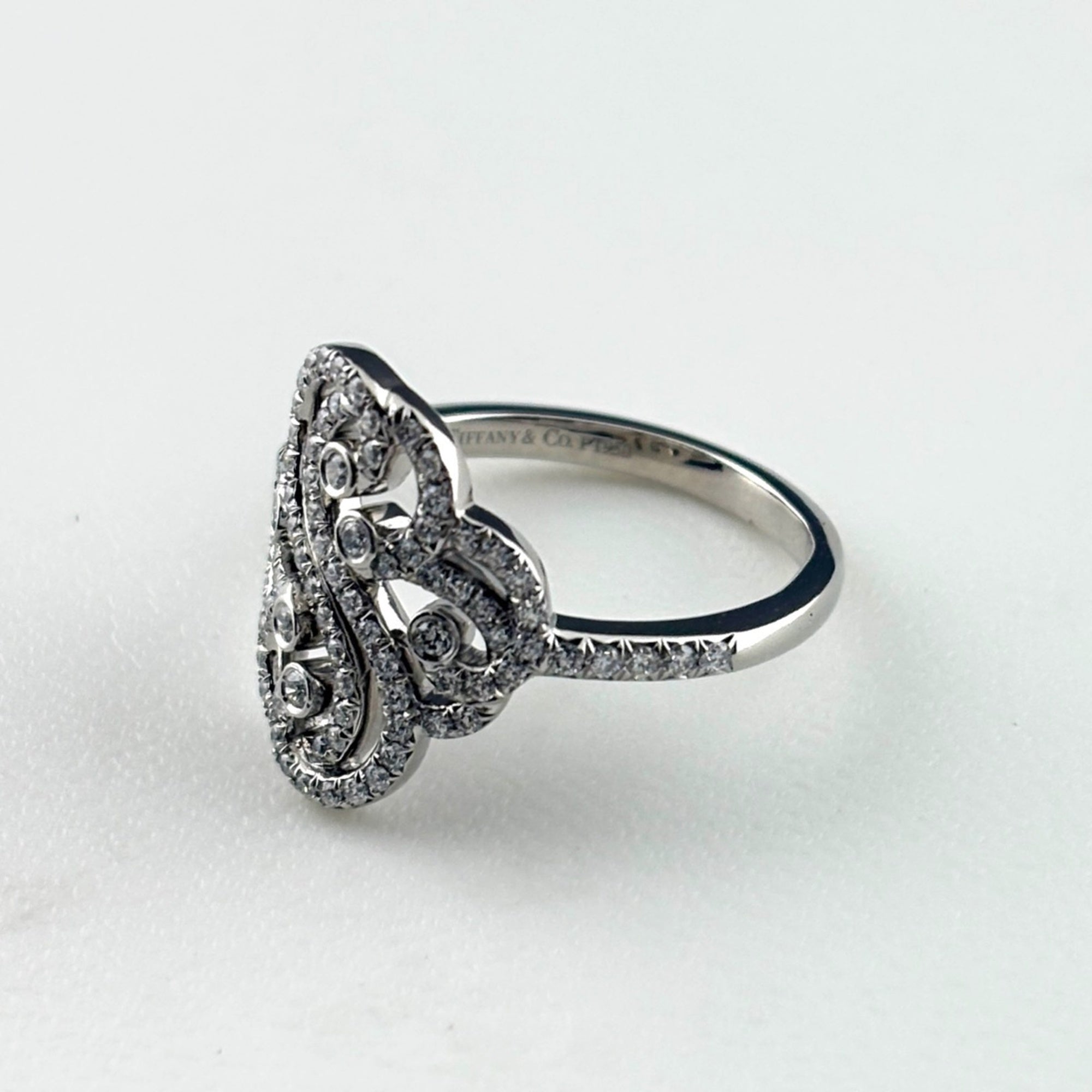 Tiffany Platinum 950 Band Ring (Pre-Owned)