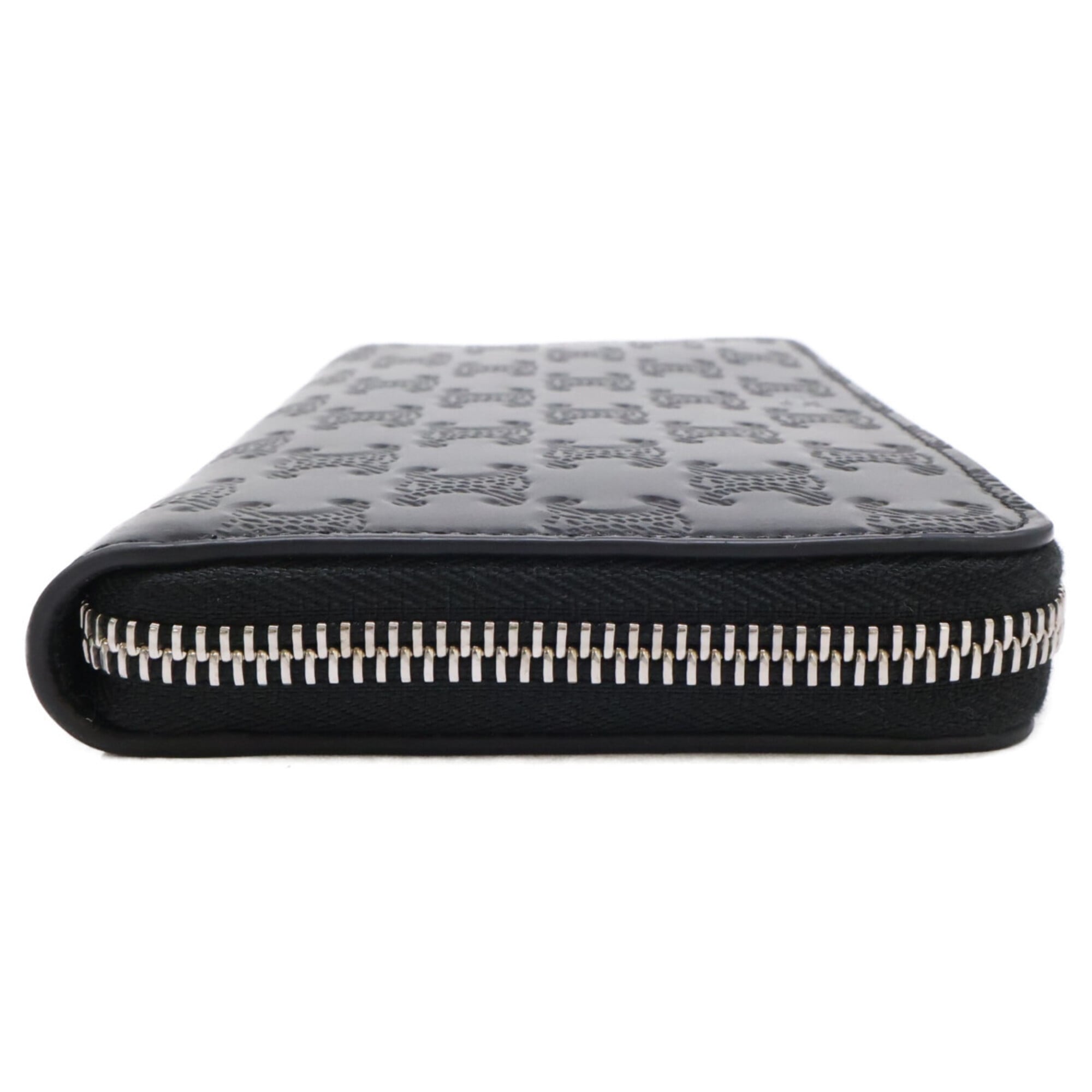 Celine Black Leather Long Wallet (Bi-Fold) (Pre-Owned)