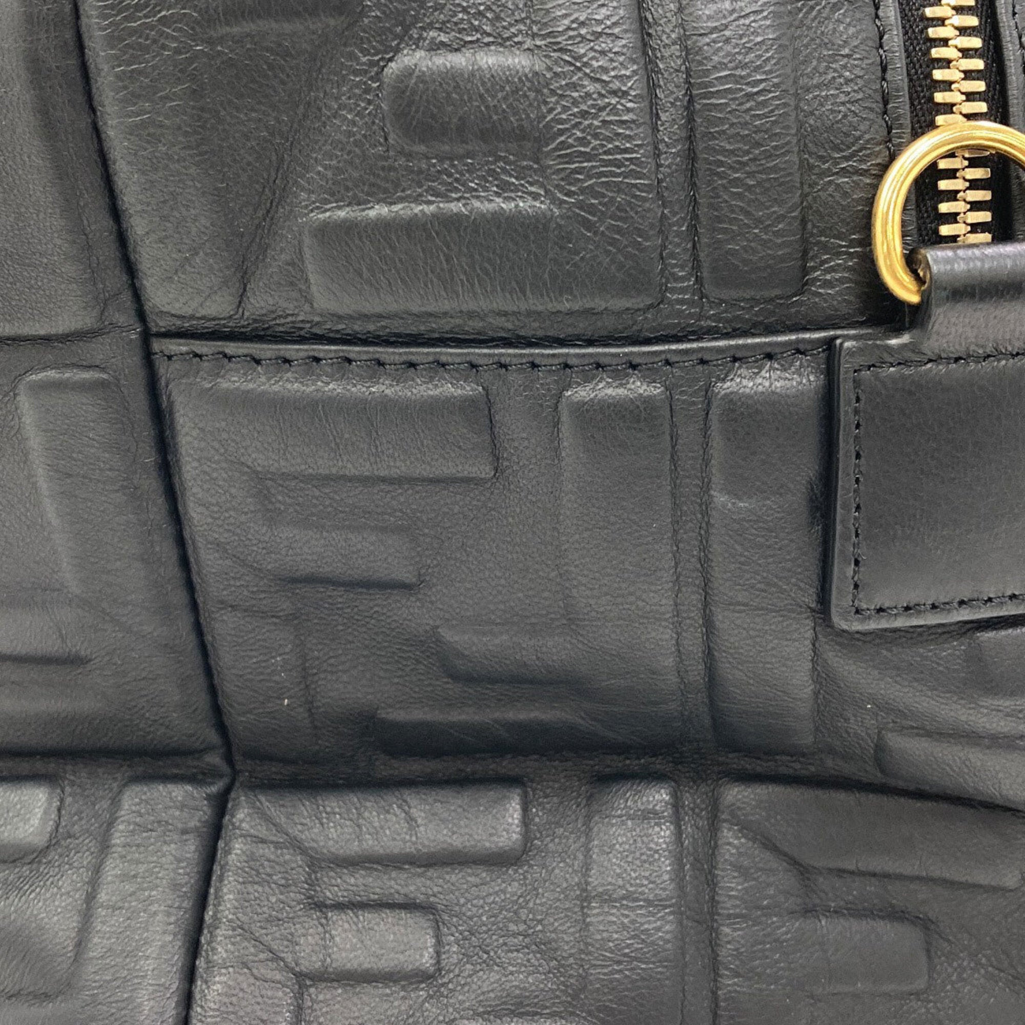 Fendi Black Leather Handbag (Pre-Owned)