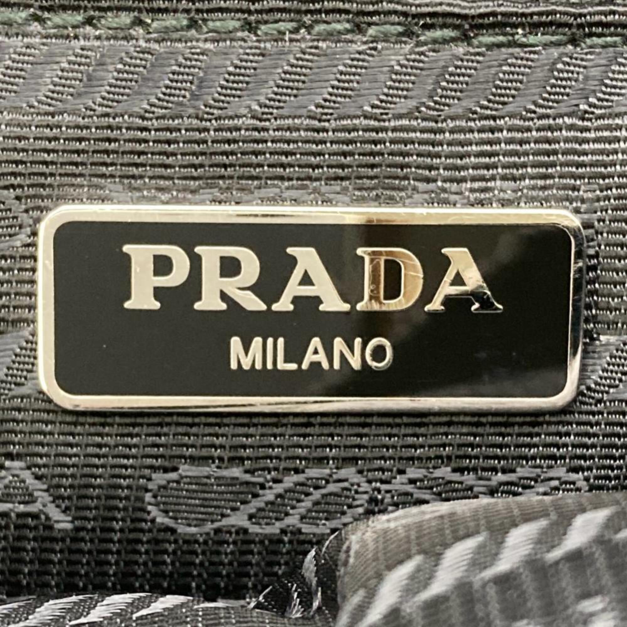 Prada Black Canvas Handbag Pouch (Pre-Owned)