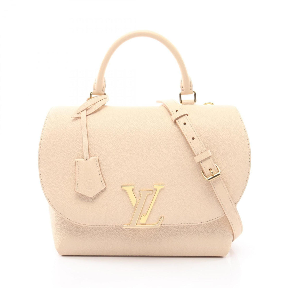 Louis Vuitton Ivory Leather Handbag (Pre-Owned)