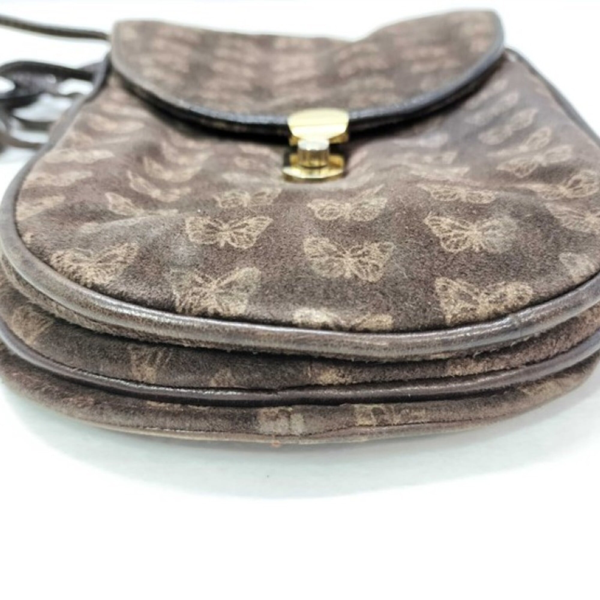 Bottega Veneta Brown Suede Leather Shoulder Bag (Pre-Owned)