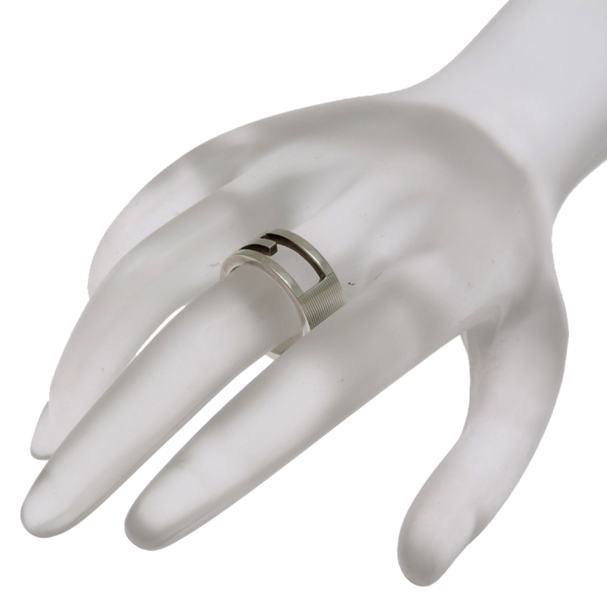 Gucci Silver 925 Band Ring (Pre-Owned)