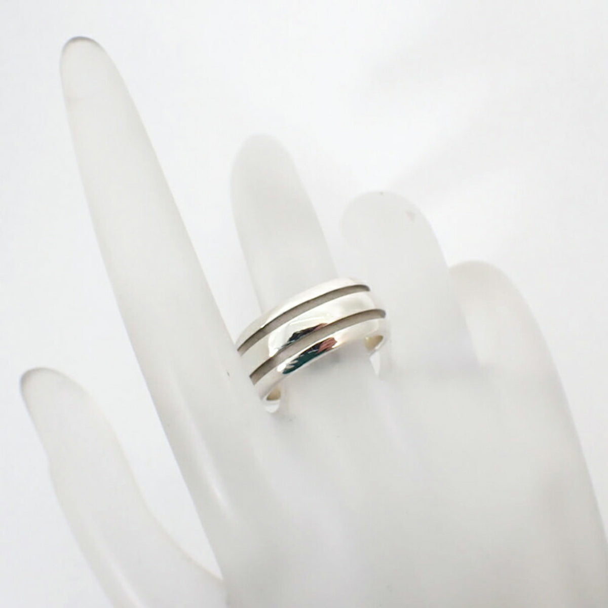 Tiffany Sterling Silver 925 Band Ring (Pre-Owned)