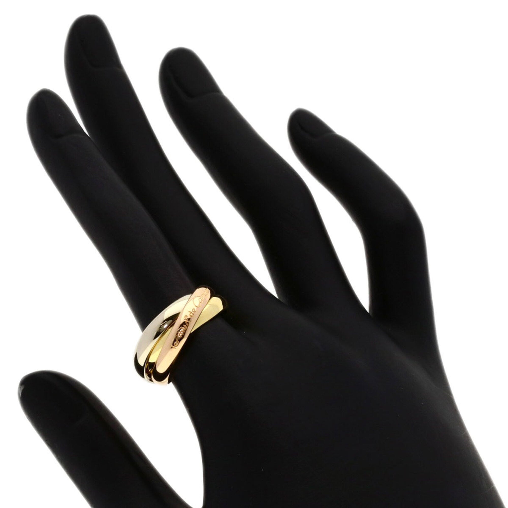 Cartier Trinity Yellow Gold (18K) Pink Gold (18K) White Gold (18K) Band Ring (Pre-Owned)