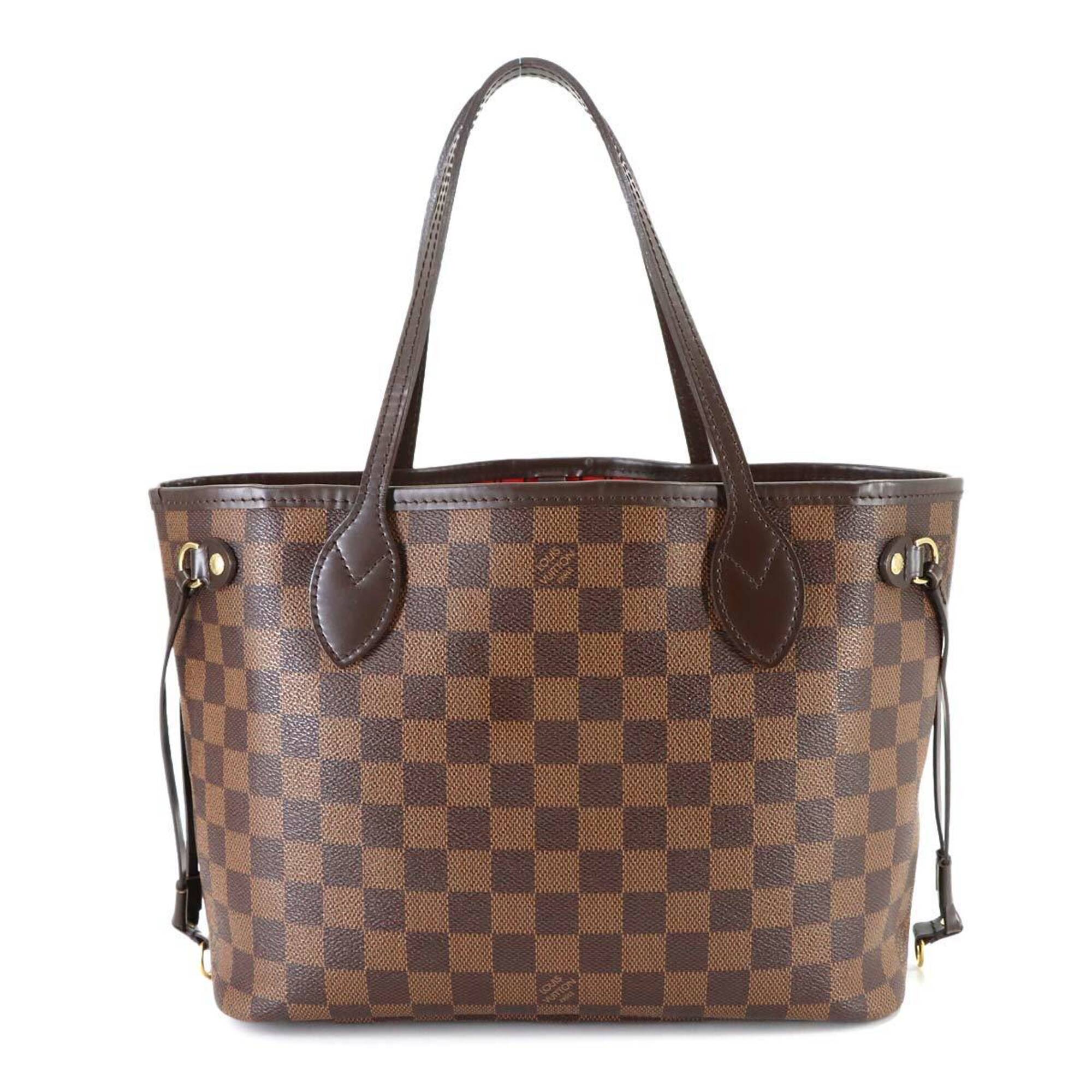 Louis Vuitton Brown Damier Canvas Ebene Damier Canvas Handbag Pouch Tote Bag (Pre-Owned)