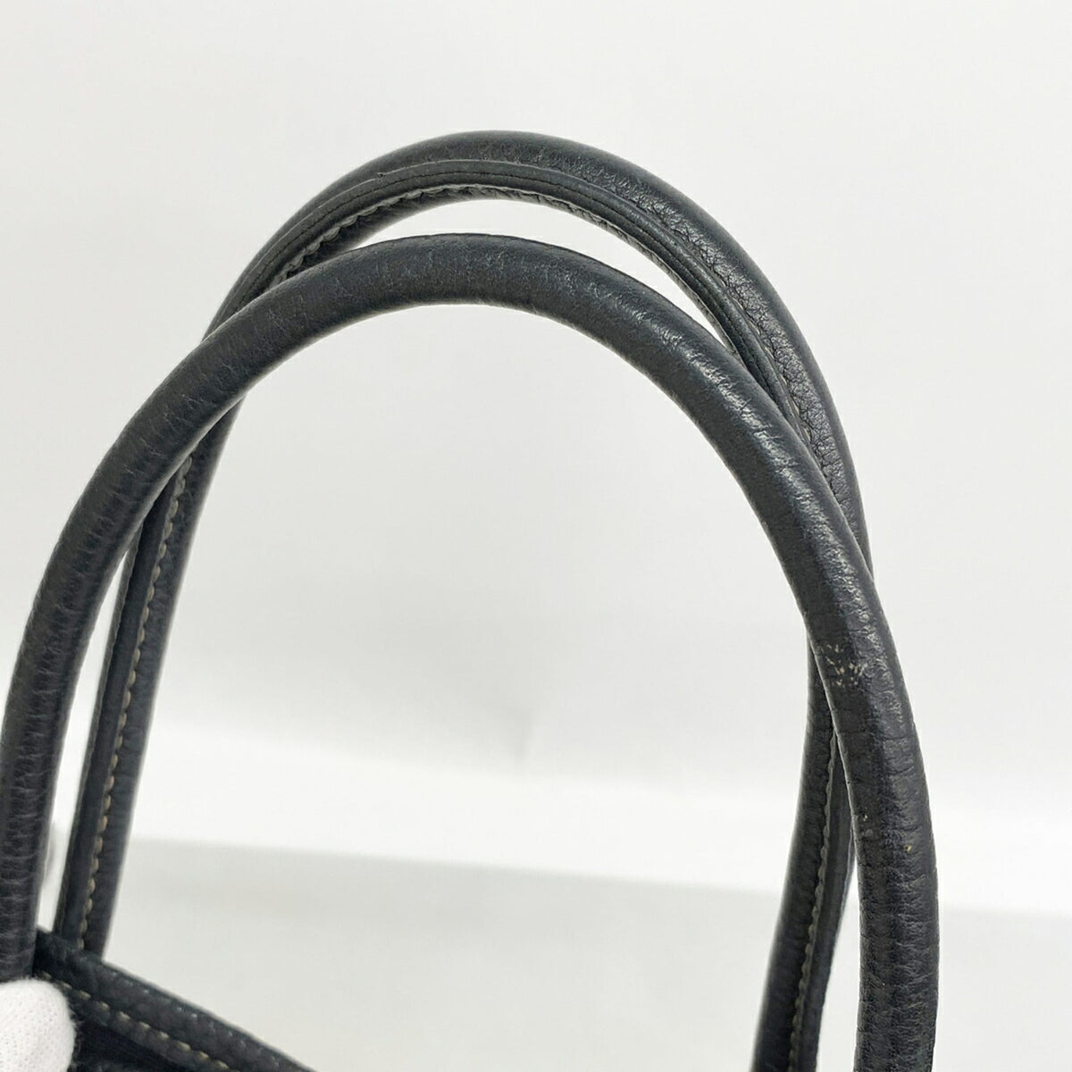 Hermes Black Toile Officier Tote Bag (Pre-Owned)