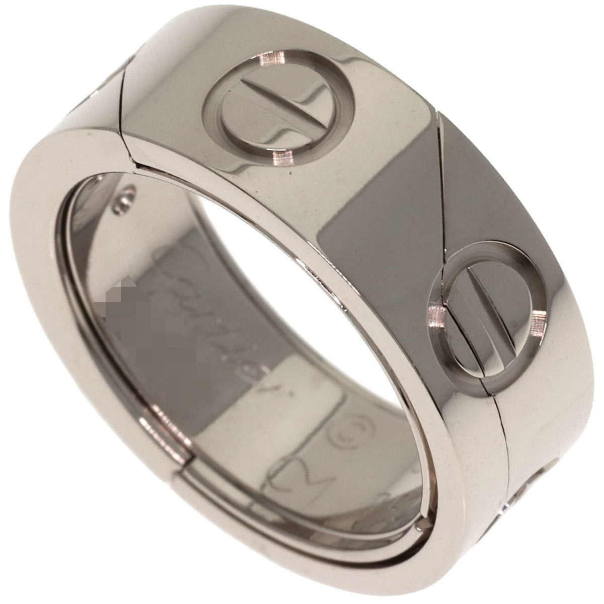 Cartier Silver White Gold (18K) Band Ring (Pre-Owned)