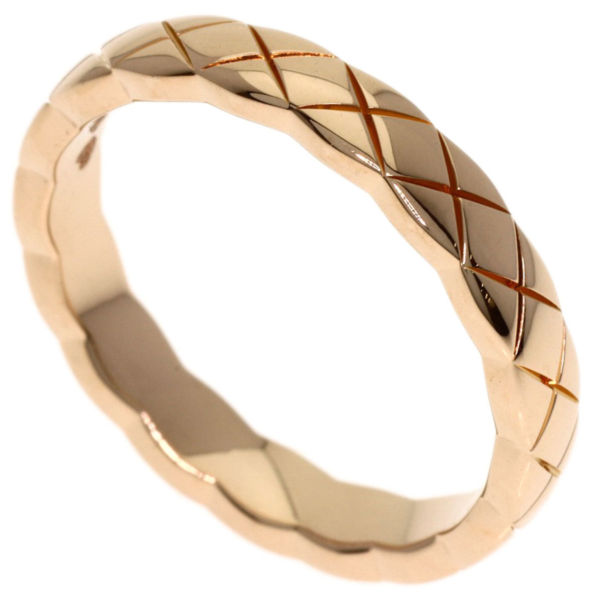 Chanel Pink Gold (18K) Band Ring (Pre-Owned)