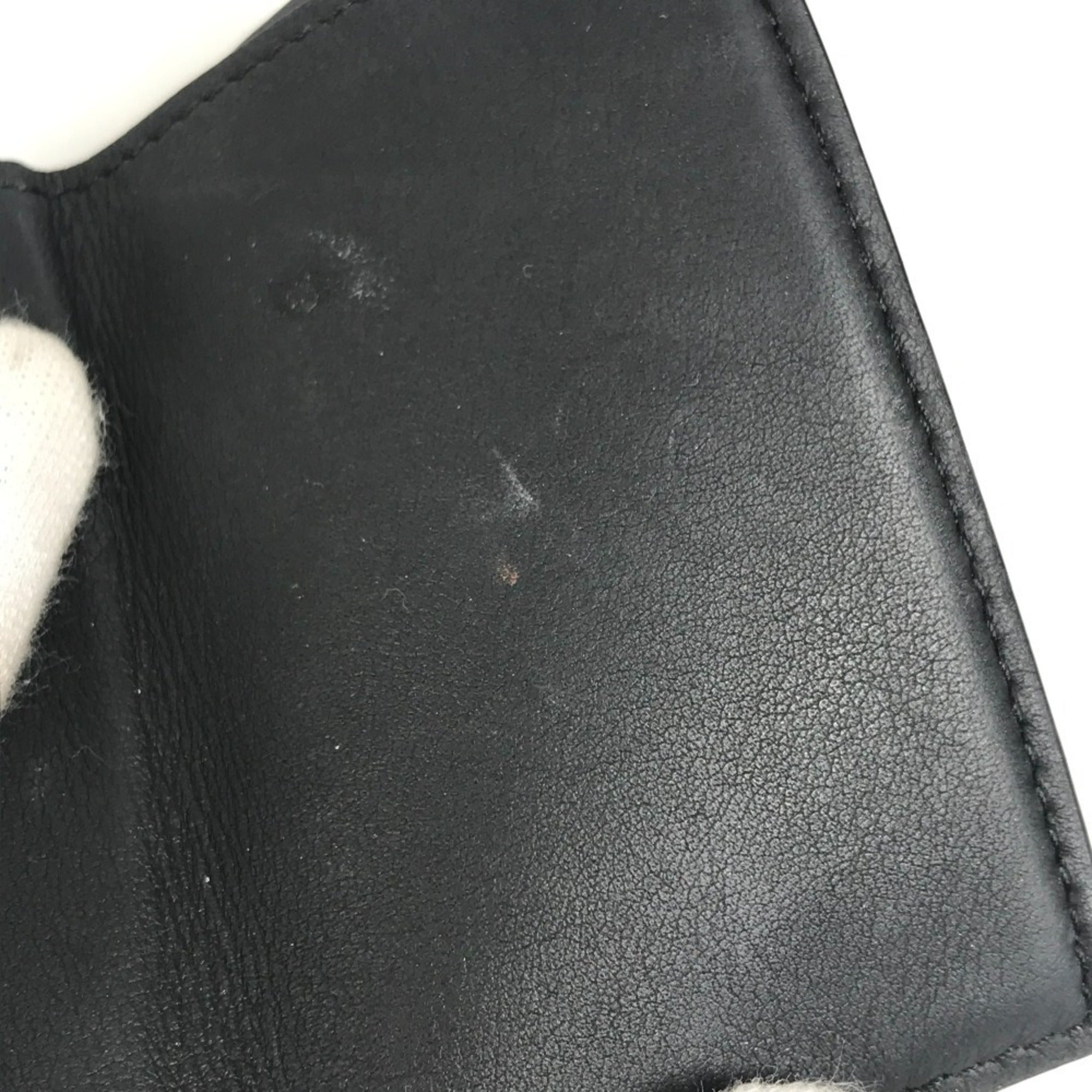 Louis Vuitton Black Gray Monogram Eclipse Canvas Wallet (Tri-Fold) (Pre-Owned)