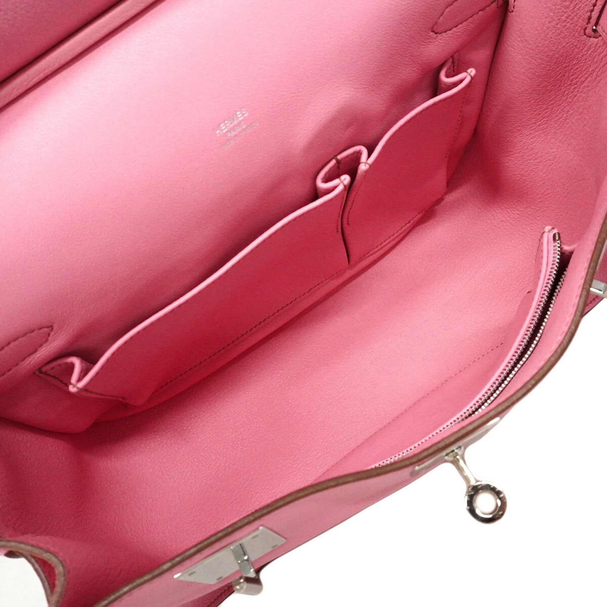Hermes Pink Swift Leather Shoulder Bag (Pre-Owned)