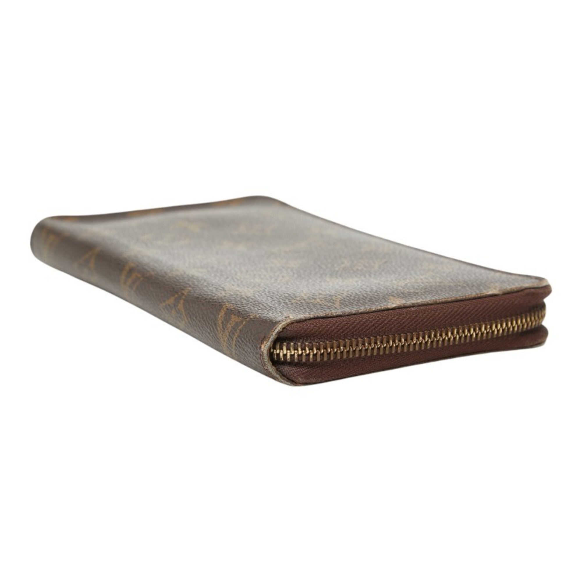 Louis Vuitton Brown Pvc Leather Long Wallet (Bi-Fold) (Pre-Owned)