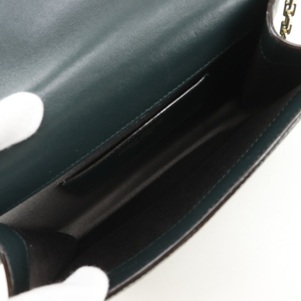 Jimmy Choo Green Leather Shoulder Bag (Pre-Owned)