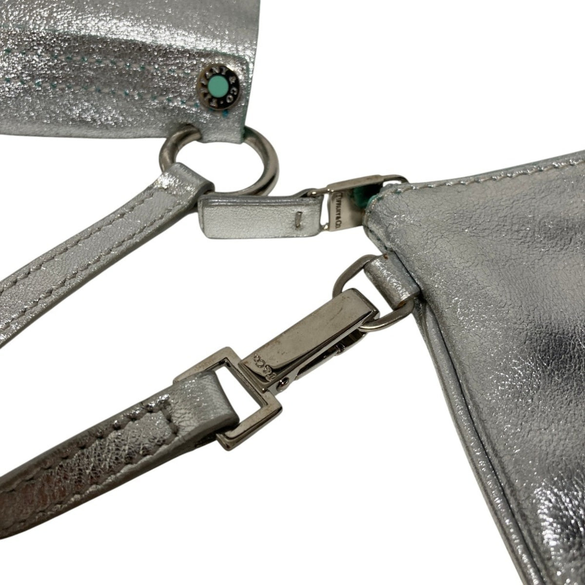 Tiffany Blue Leather Tote Bag (Pre-Owned)