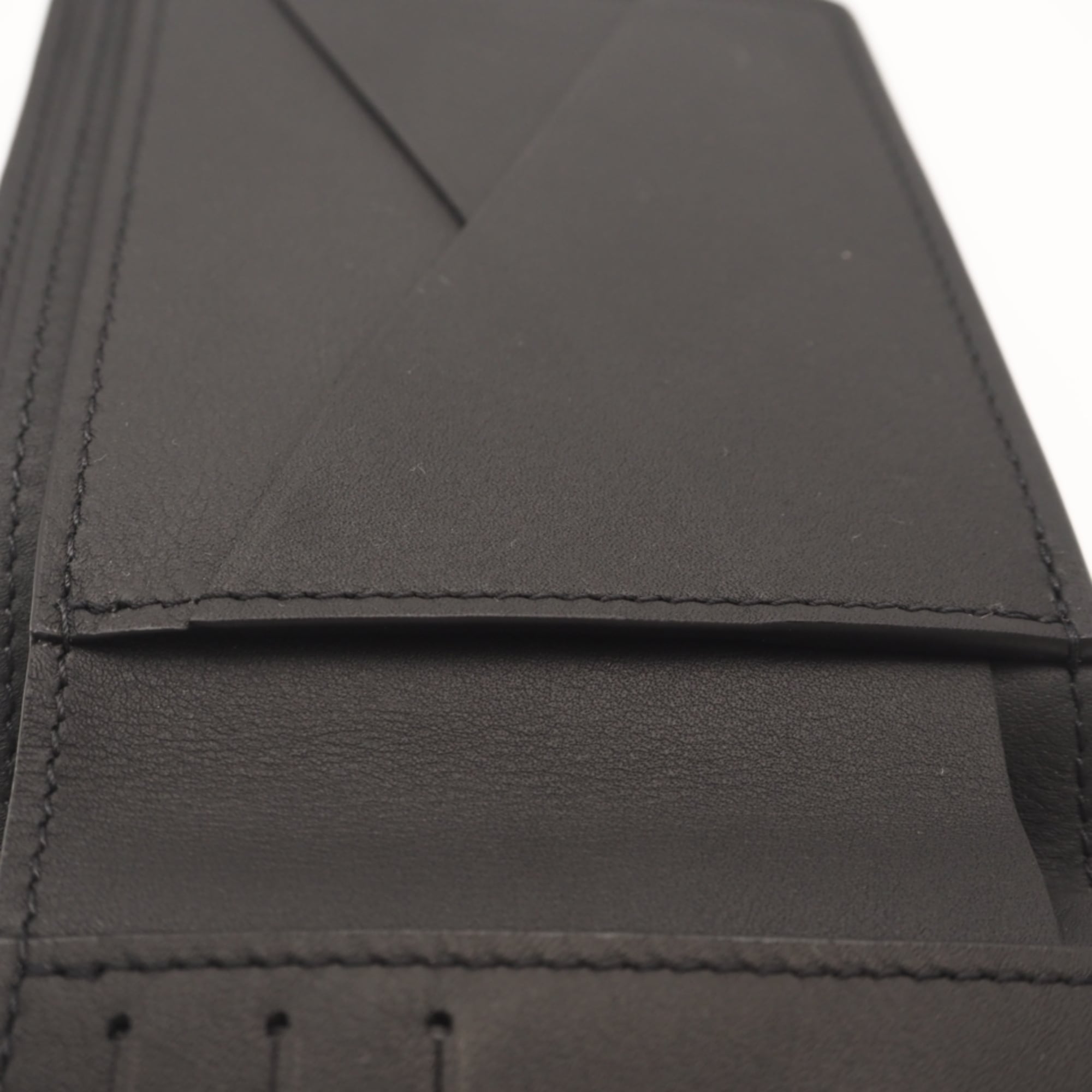 Louis Vuitton Monogram Shadow Black Leather Wallet (Bi-Fold) (Pre-Owned)
