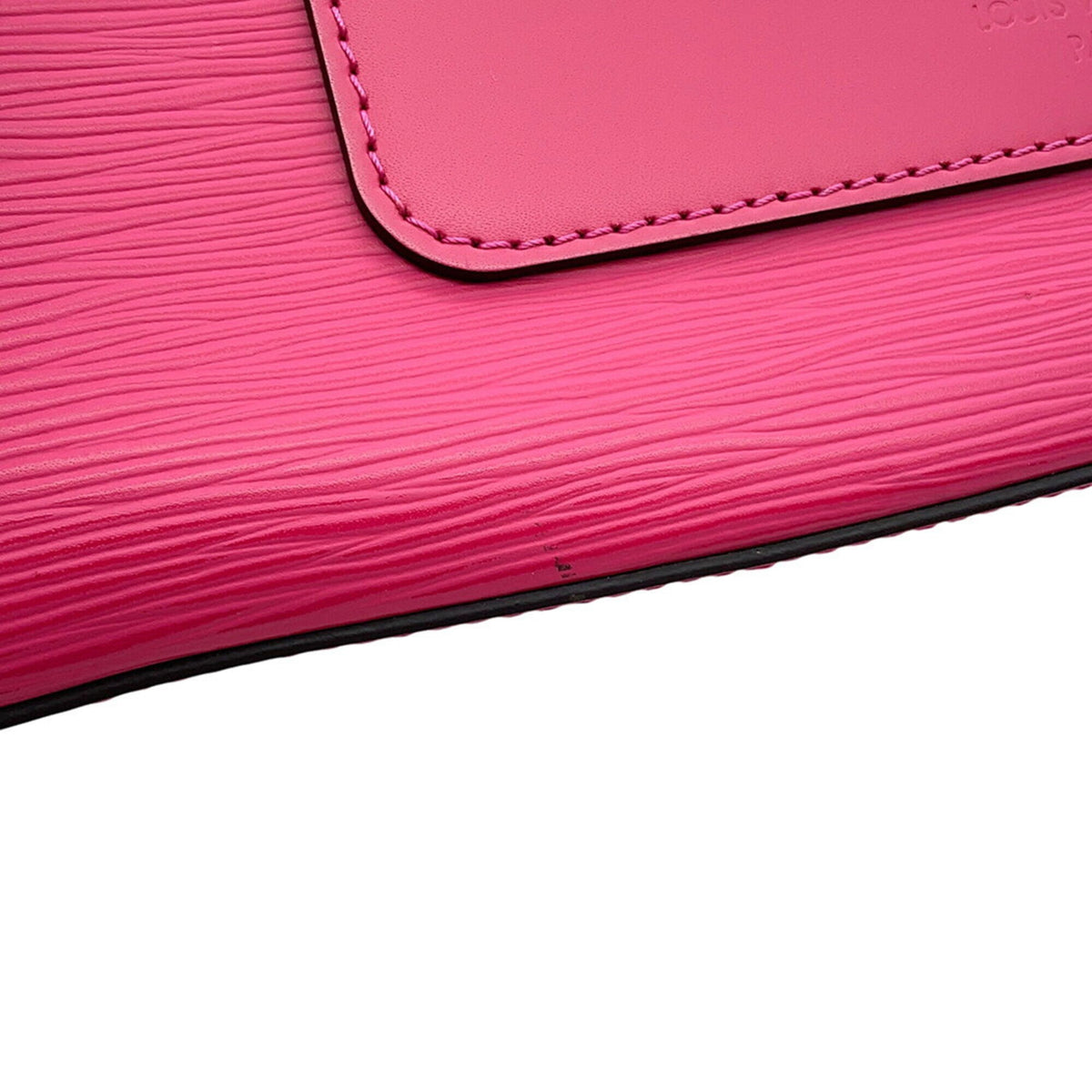 Louis Vuitton Epi Black Hot Pink Epi Leather Handbag Shoulder Bag (Pre-Owned)