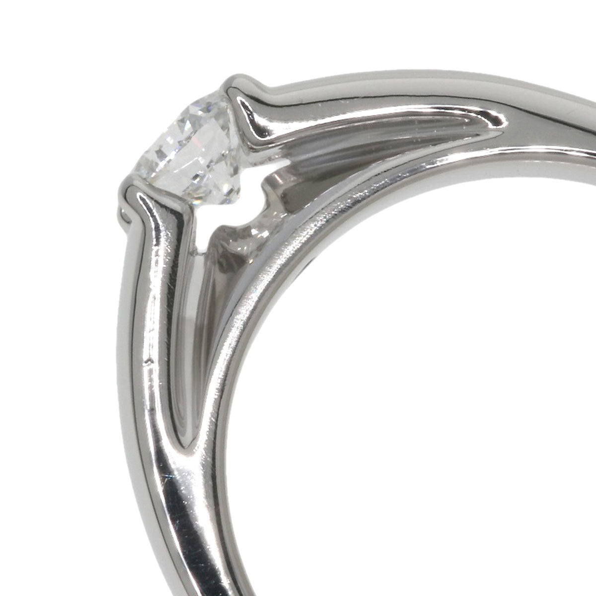 Bvlgari Silver Platinum 950 Band Ring (Pre-Owned)