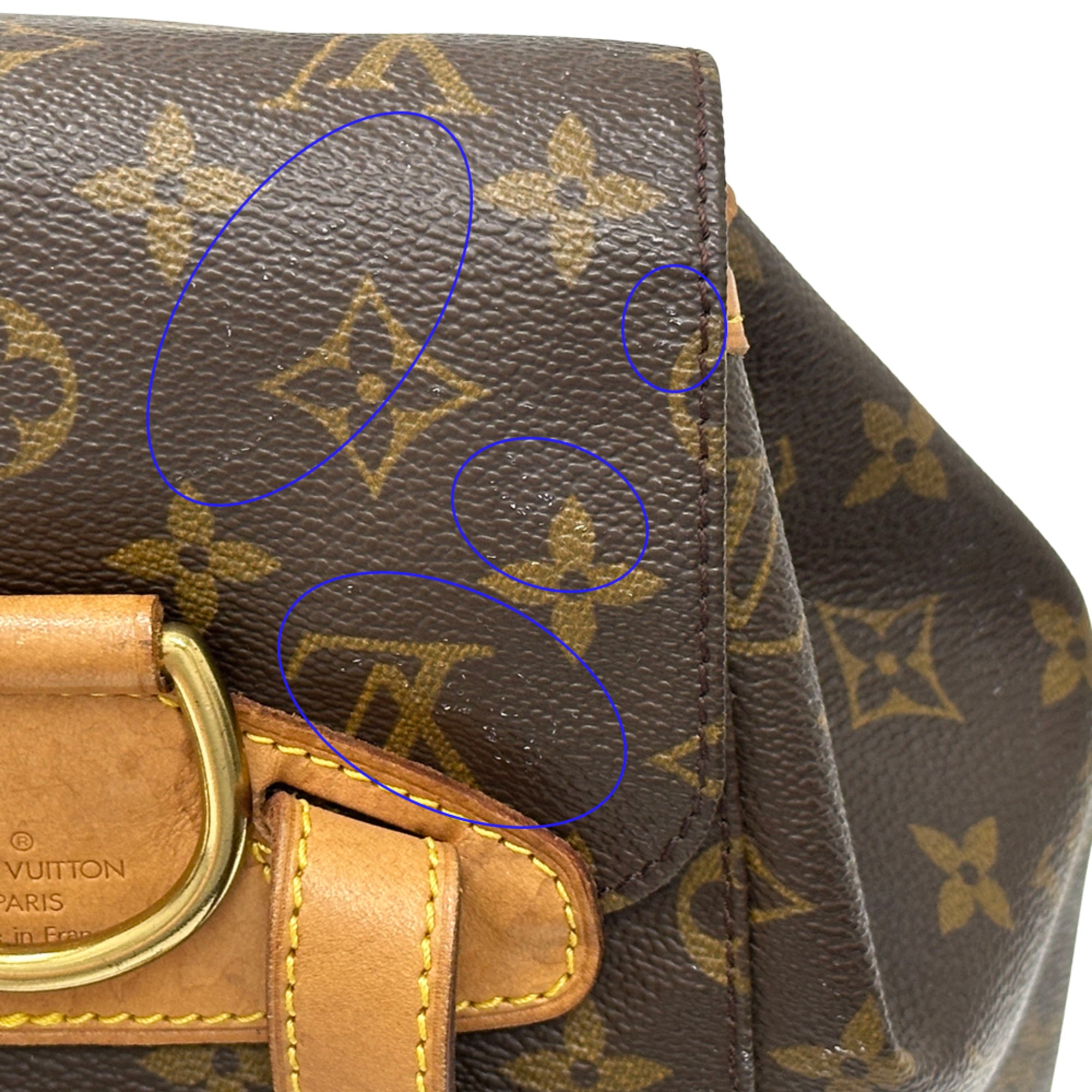 Louis Vuitton Brown Monogram Canvas Backpack (Pre-Owned)