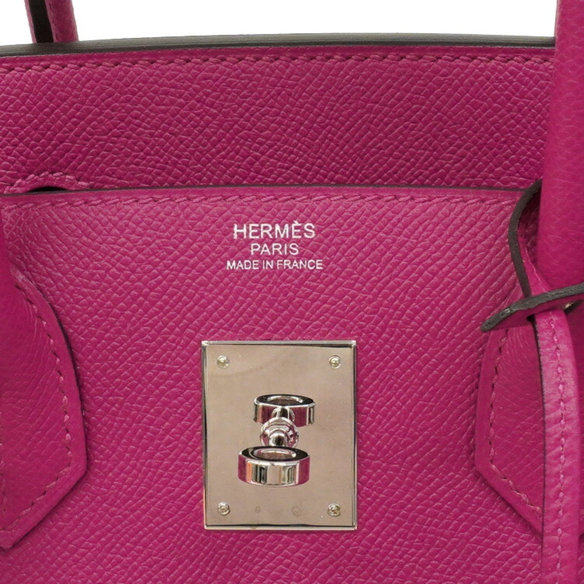 Hermes Rose Purple Epsom Leather Handbag (Pre-Owned)
