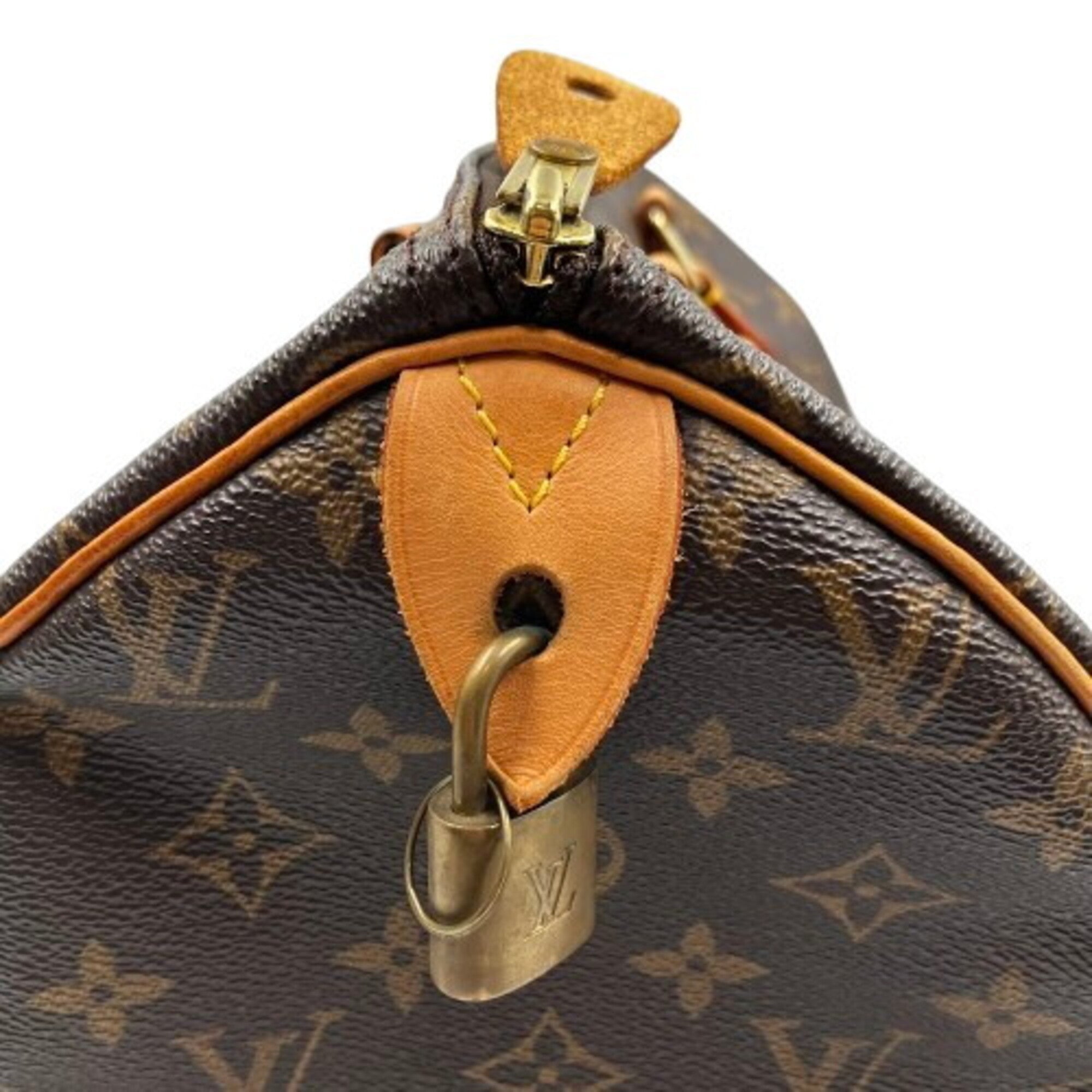 Louis Vuitton Brown Pvc Boston Bag Handbag (Pre-Owned)