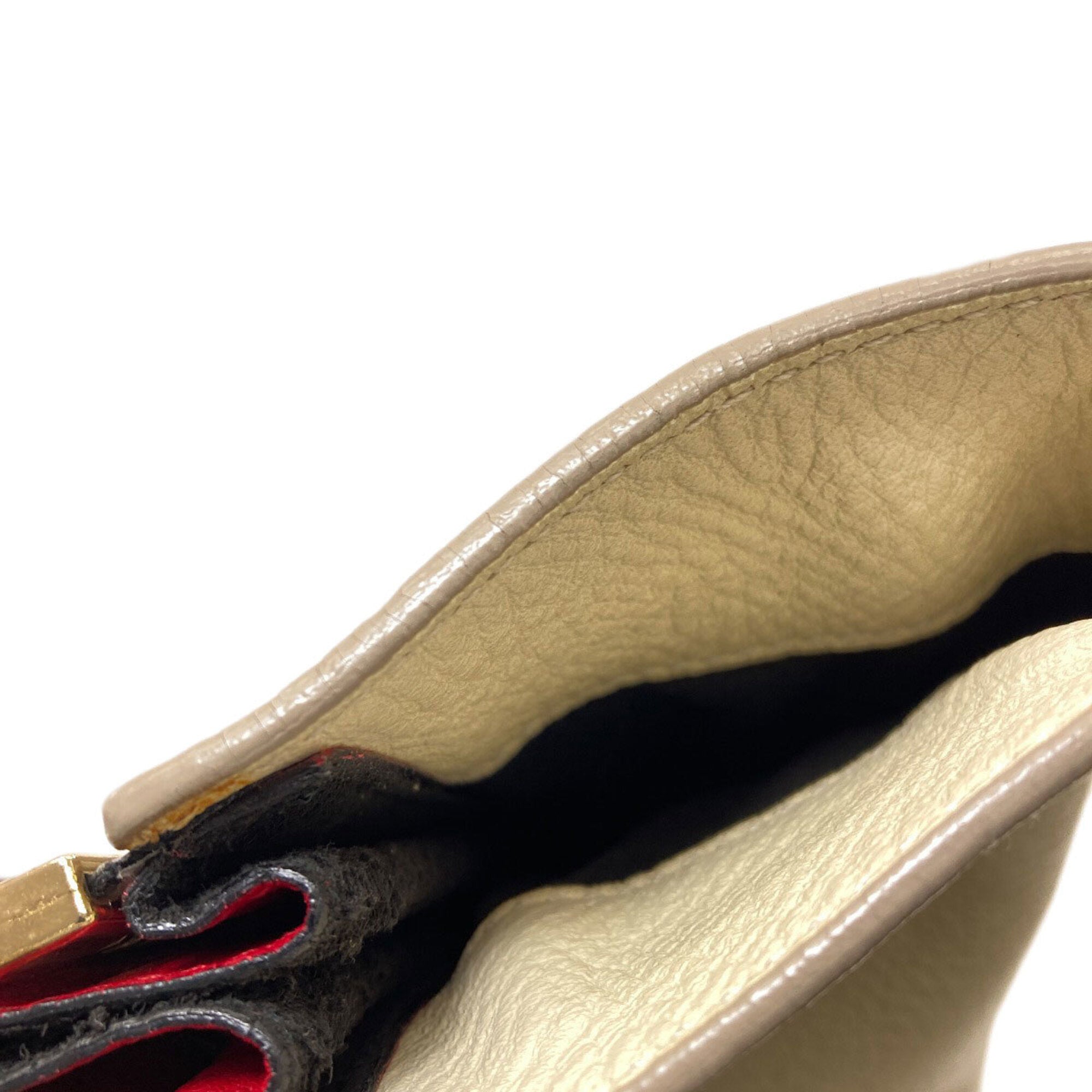 Salvatore Ferragamo Gancini Black White Leather Handbag (Pre-Owned)