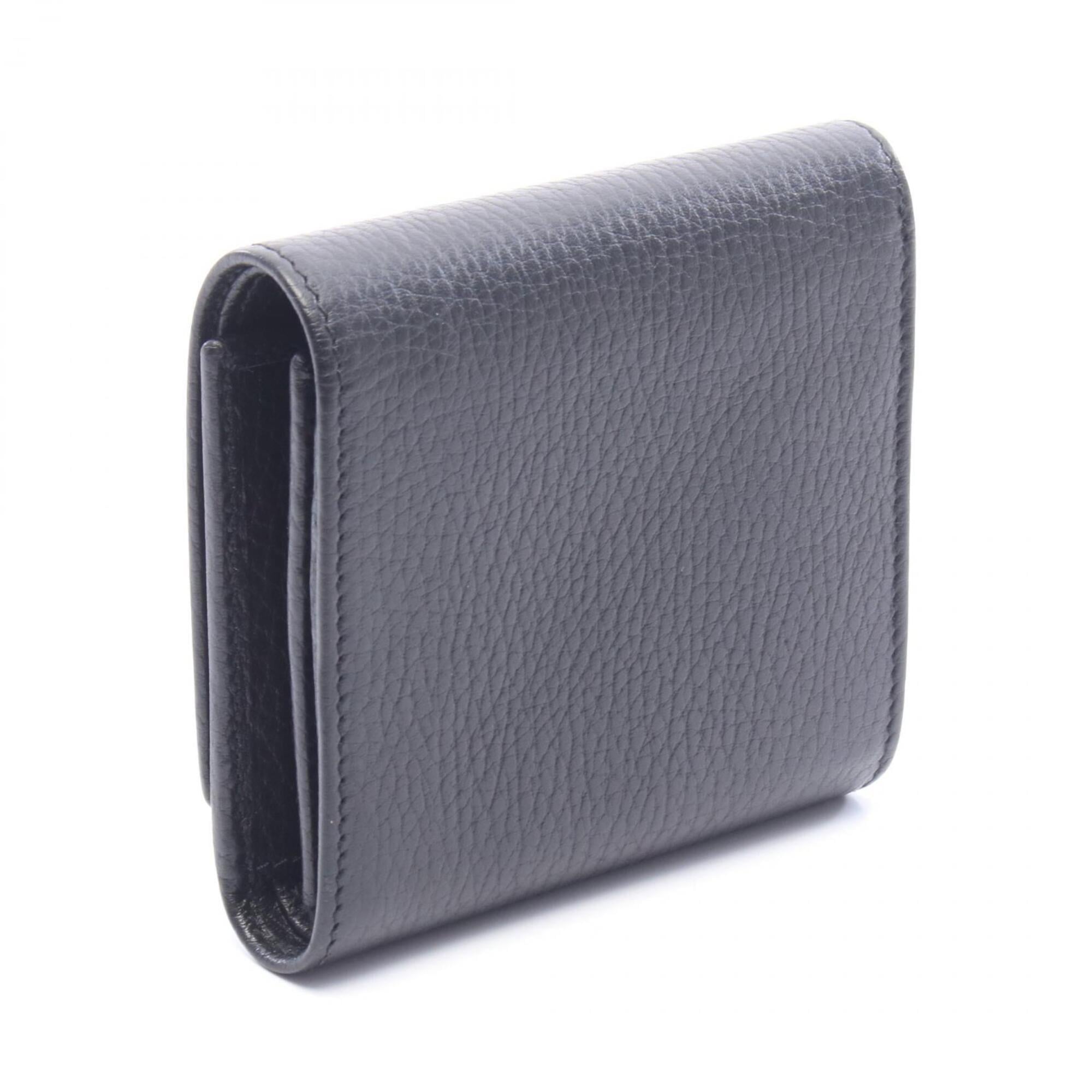 Gucci Black Leather Wallet (Bi-Fold) (Pre-Owned)
