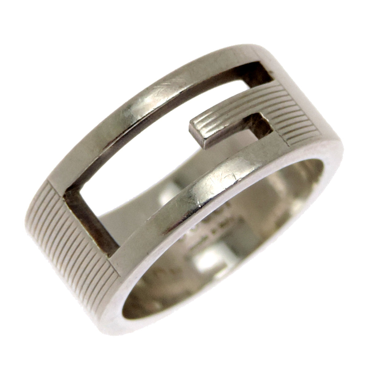 Gucci Silver 925 Band Ring (Pre-Owned)