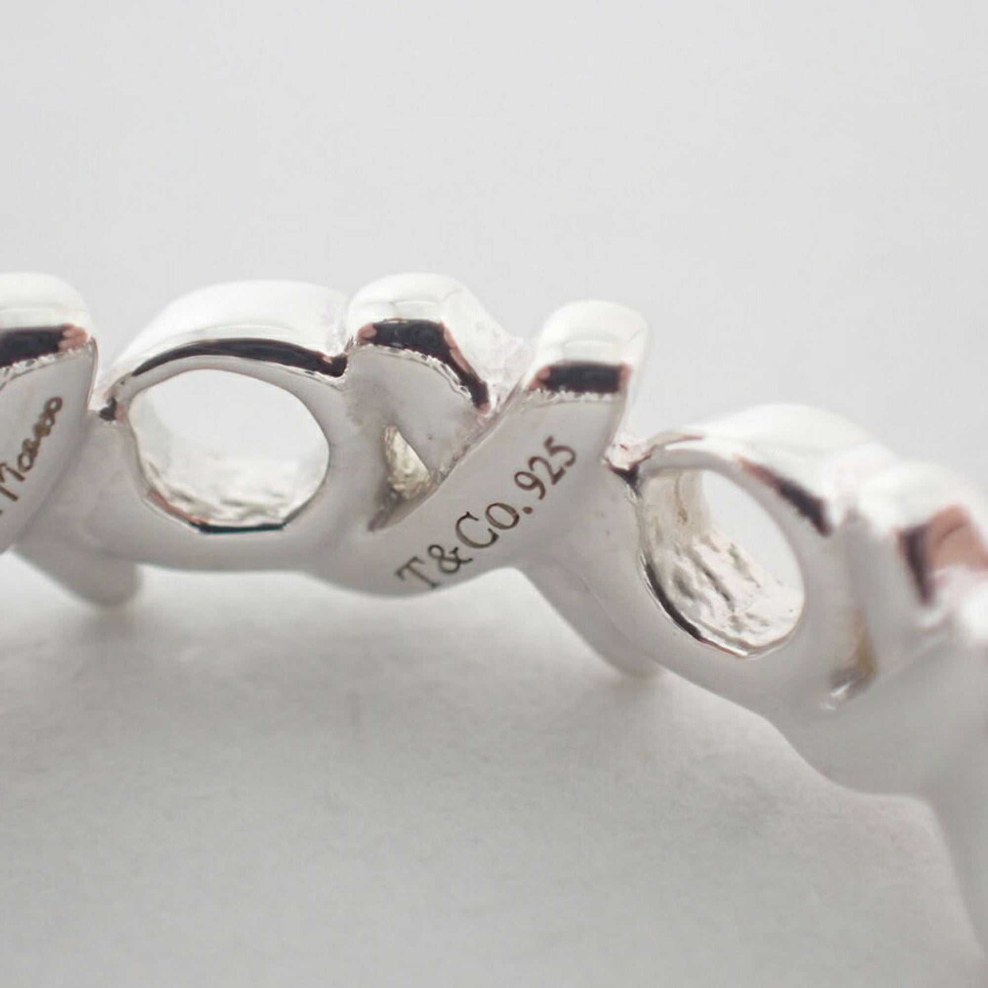 Tiffany Sterling Silver 925 Band Ring (Pre-Owned)