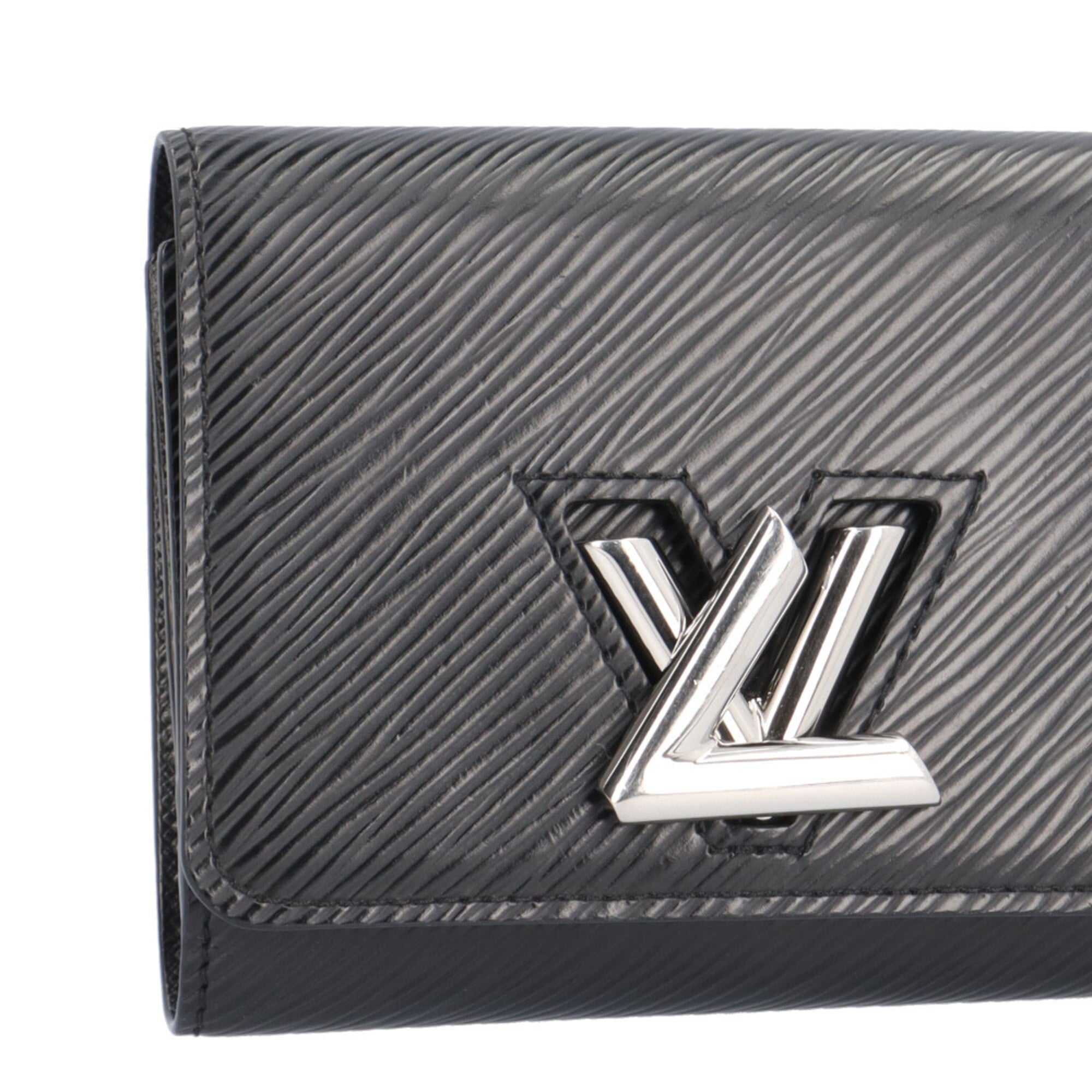Louis Vuitton Epi Black Epi Leather Wallet (Tri-Fold) (Pre-Owned)