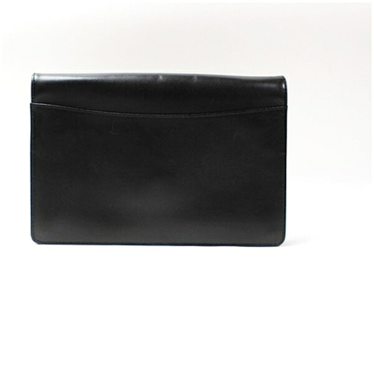 Dunhill Beige Black Leather Clutch Bag (Pre-Owned)