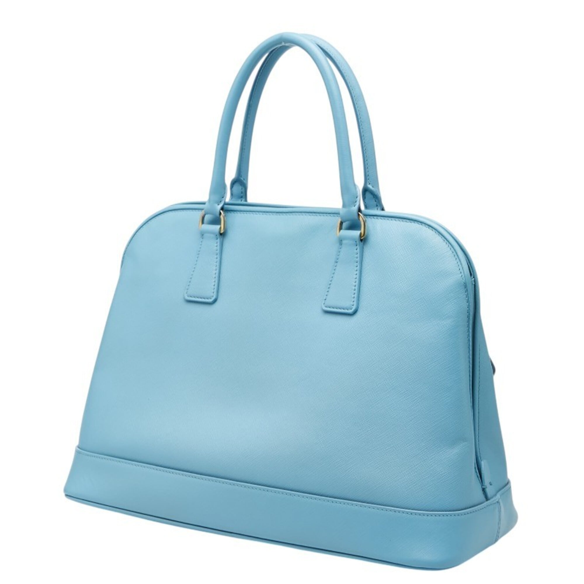 Prada Light Blue Leather Handbag (Pre-Owned)