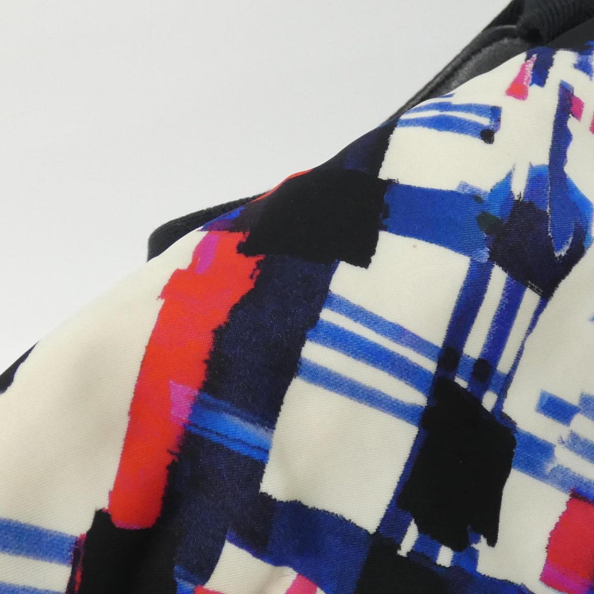 Chanel Blue Red Color White Nylon Backpack (Pre-Owned)