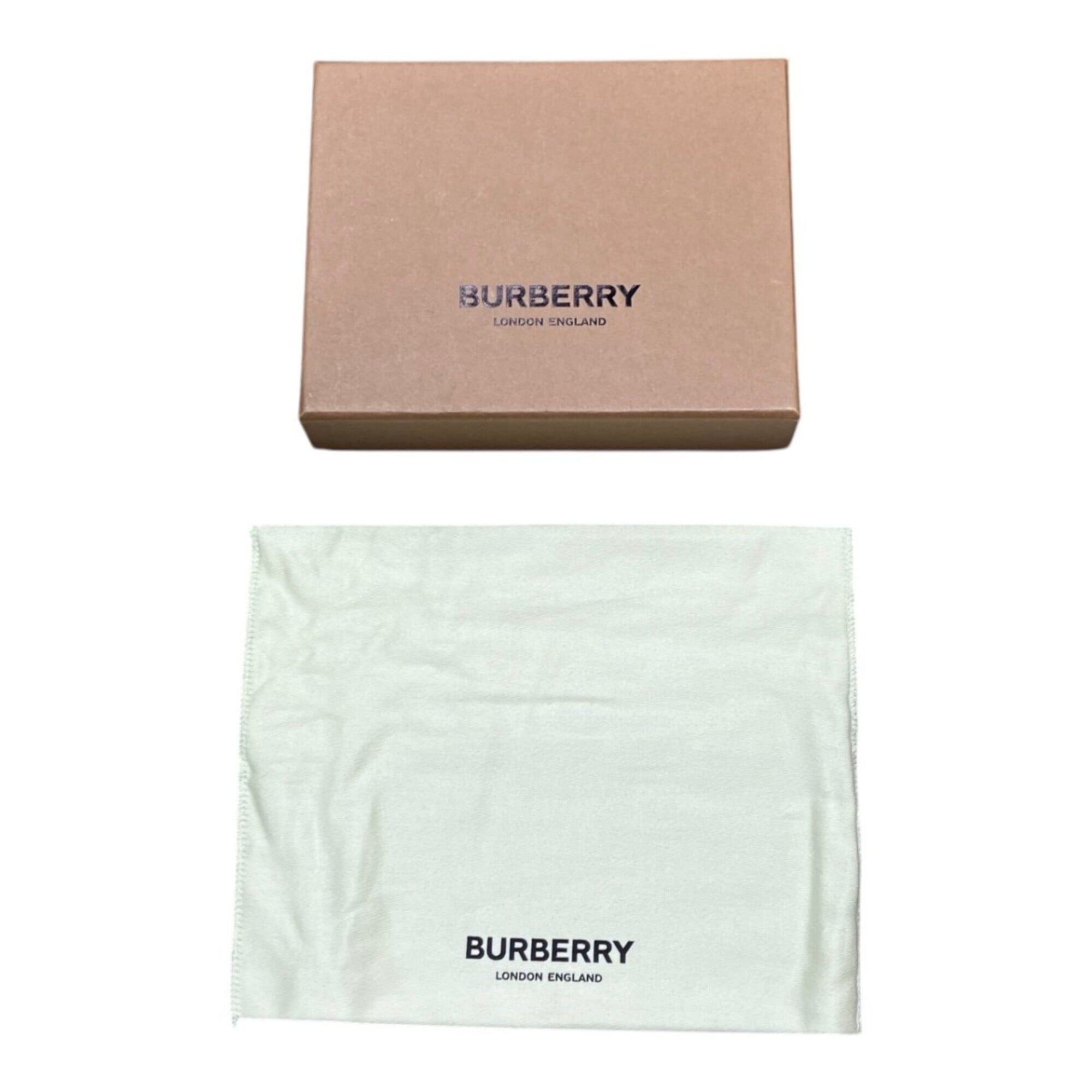 Burberry Brown Canvas Leather Coin Purse/Coin Case (Pre-Owned)