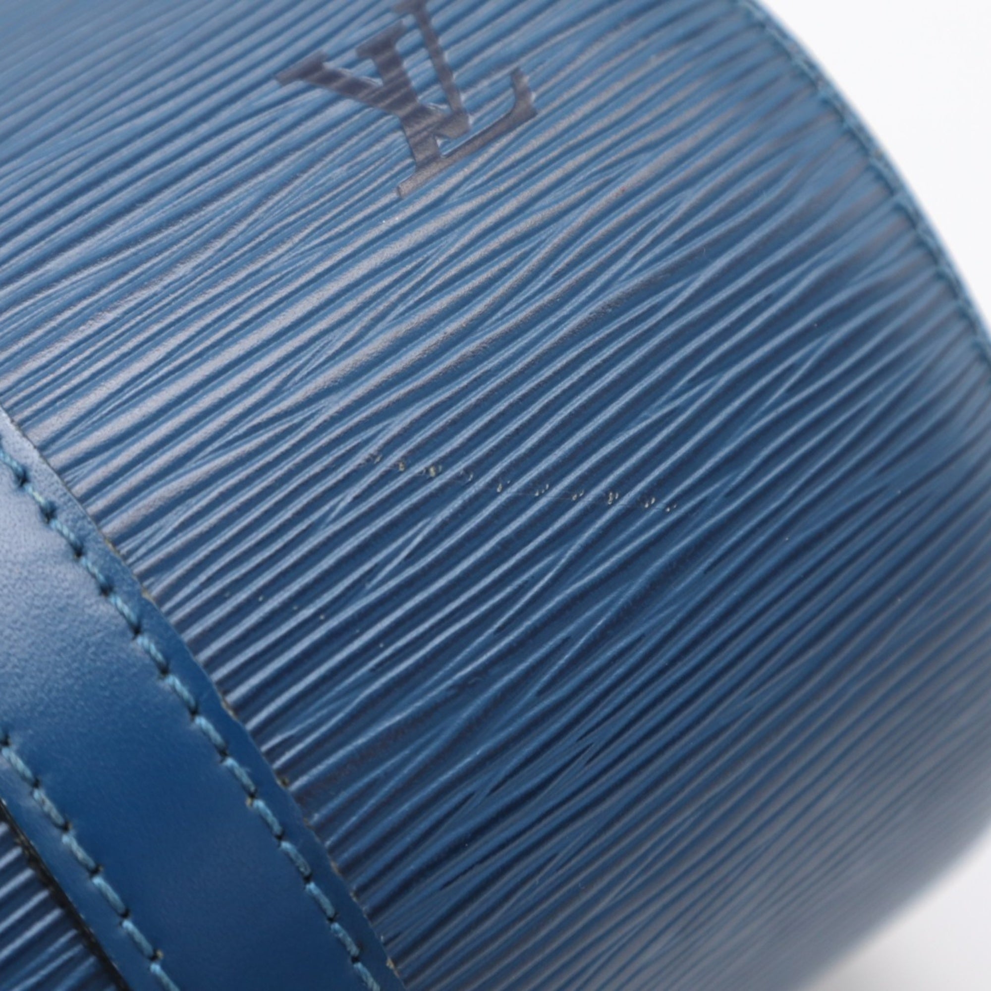 Louis Vuitton Toledo Blue Leather Handbag (Pre-Owned)