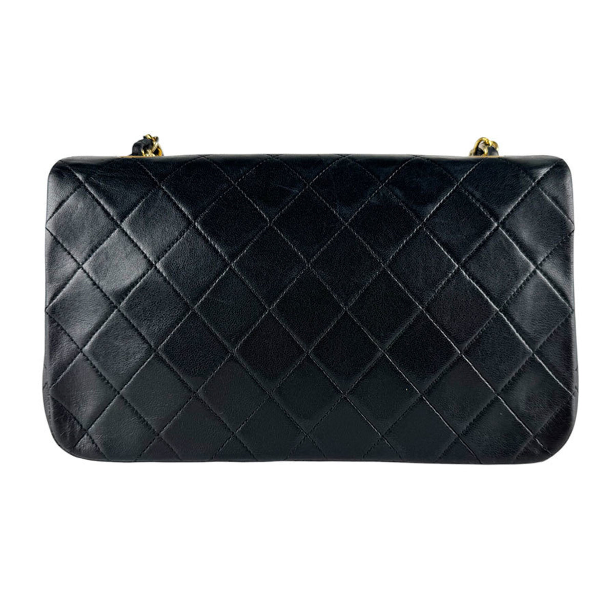 Chanel Black Leather Shoulder Bag (Pre-Owned)
