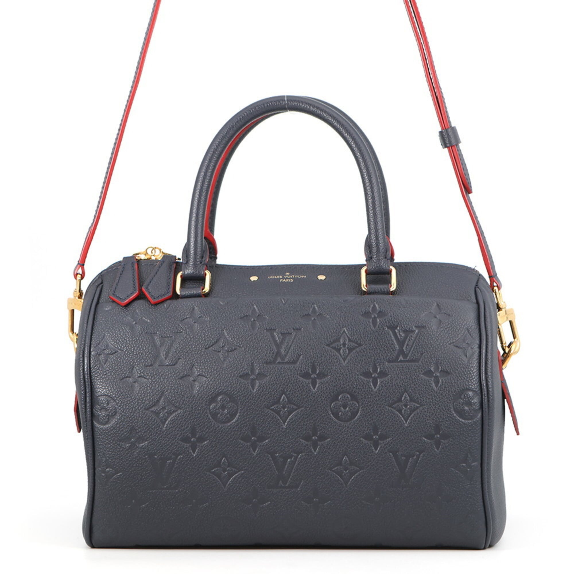 Louis Vuitton Monogram Empreinte Marine Rouge Monogram Empreinte Handbag Shoulder Bag (Pre-Owned)