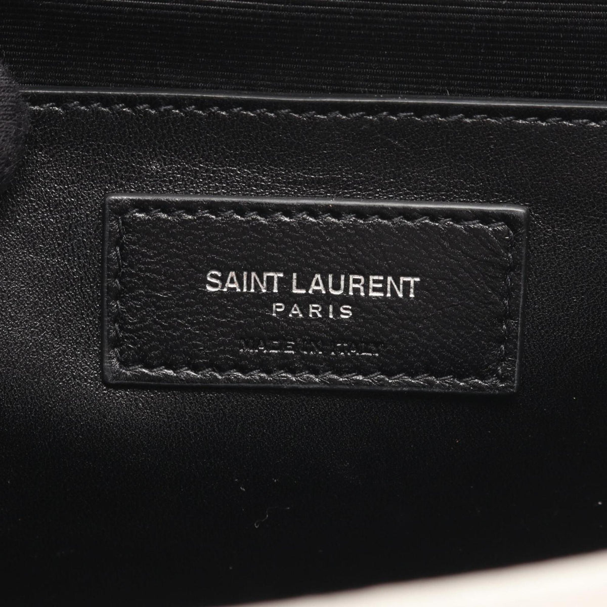 Saint Laurent Gray Leather Handbag Shoulder Bag (Pre-Owned)