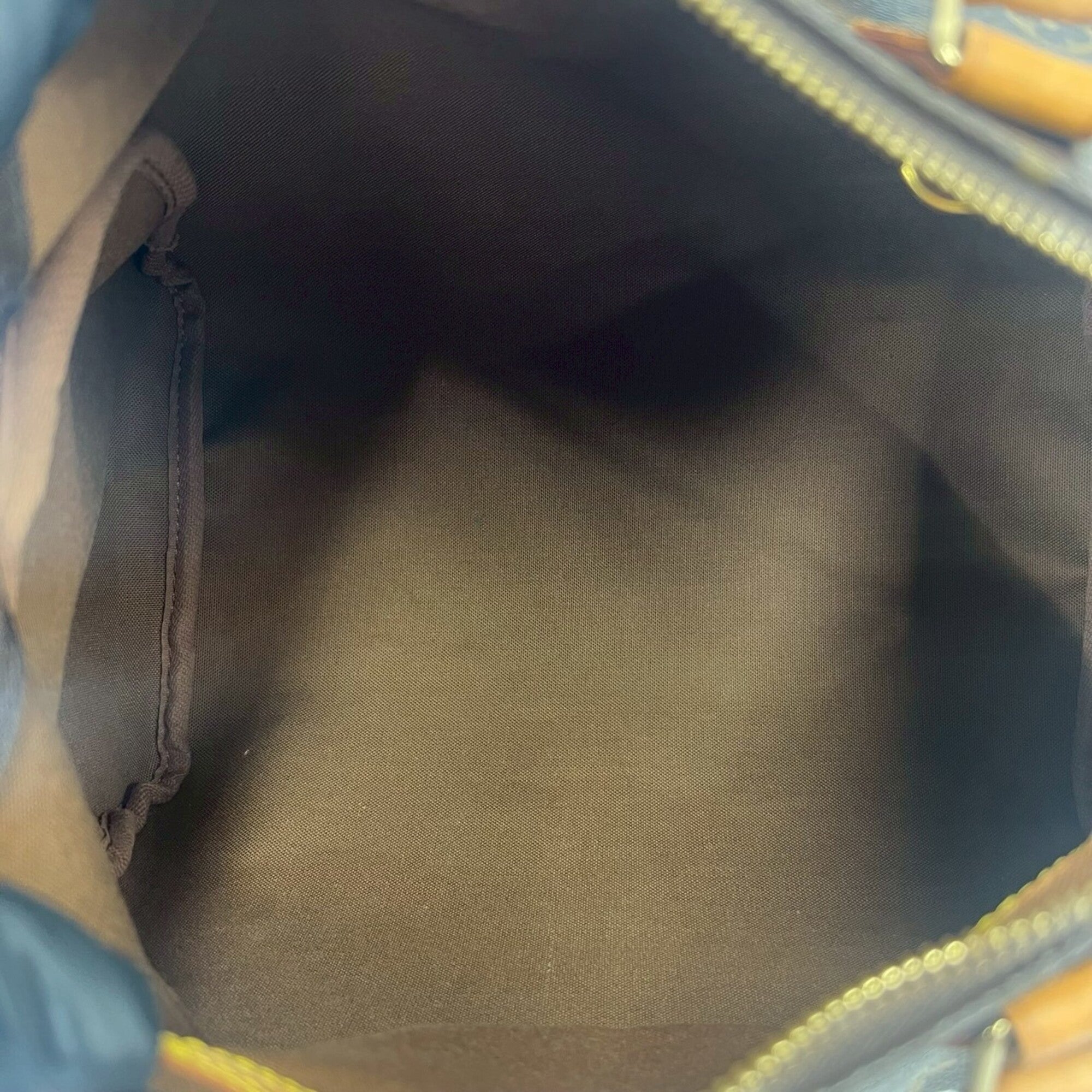 Louis Vuitton Brown Leather Pvc Boston Bag Handbag (Pre-Owned)