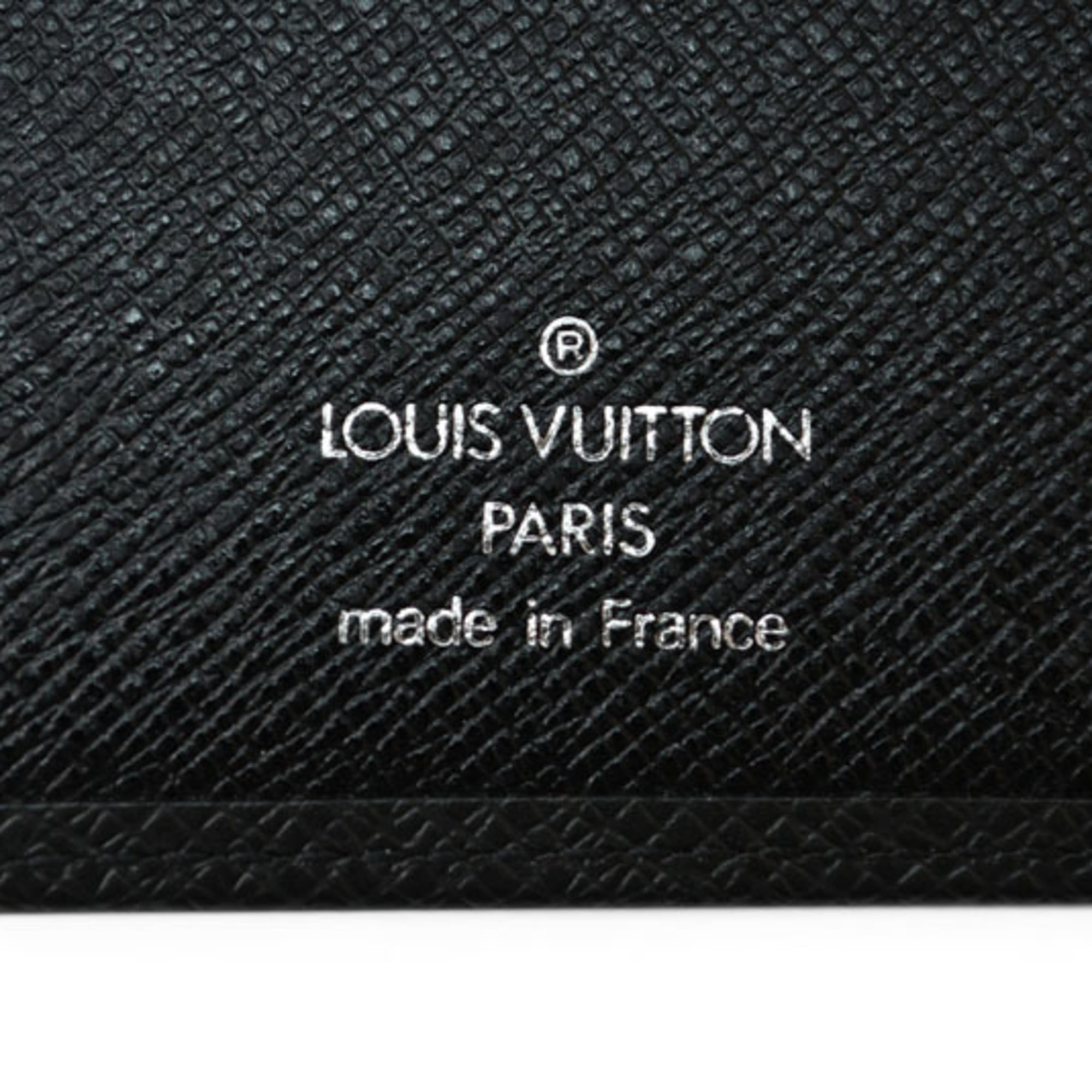Louis Vuitton Ardoise Leather Long Wallet (Bi-Fold) (Pre-Owned)