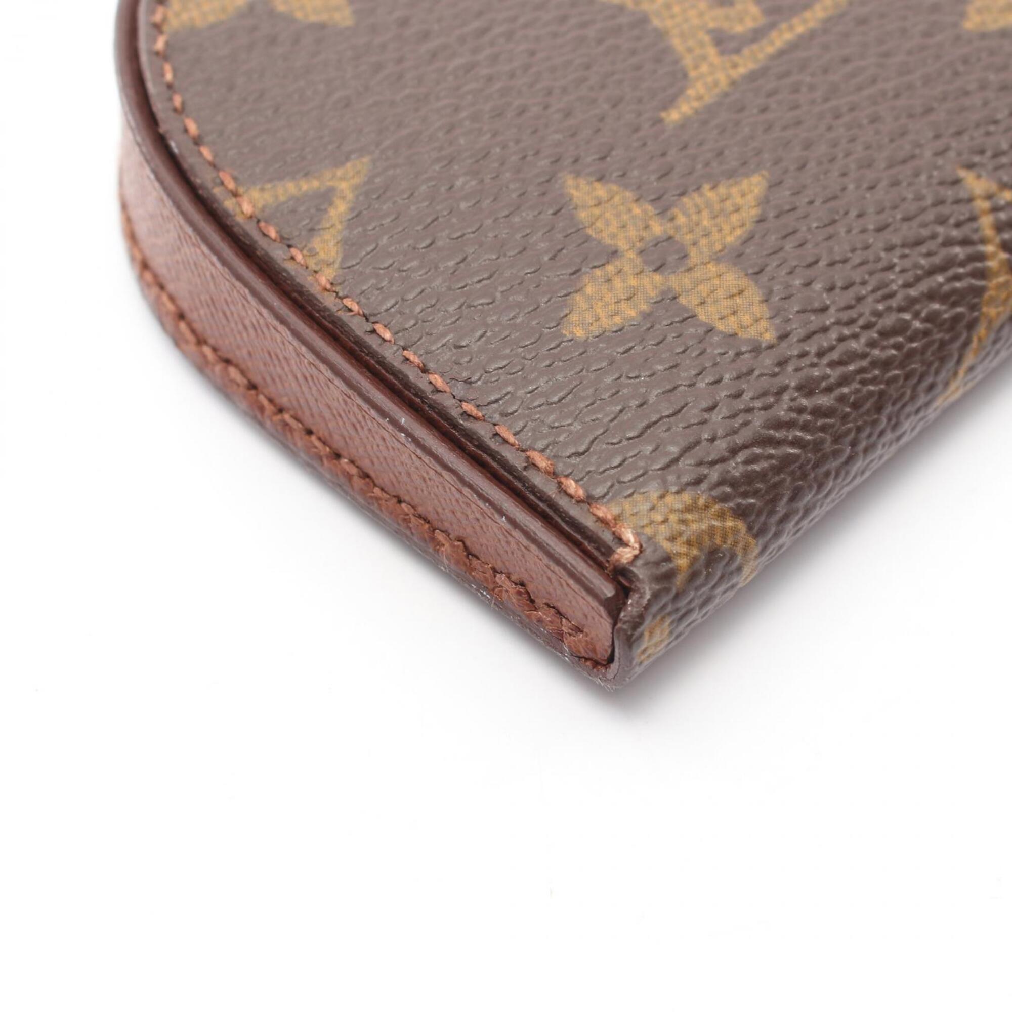 Louis Vuitton Brown Pvc Leather Coin Purse/Coin Case (Pre-Owned)