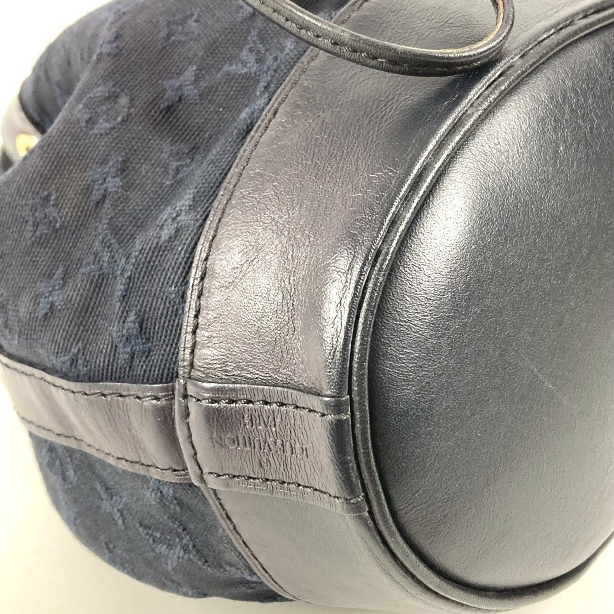 Louis Vuitton Navy Monogram Mini Handbag Shoulder Bag (Pre-Owned)