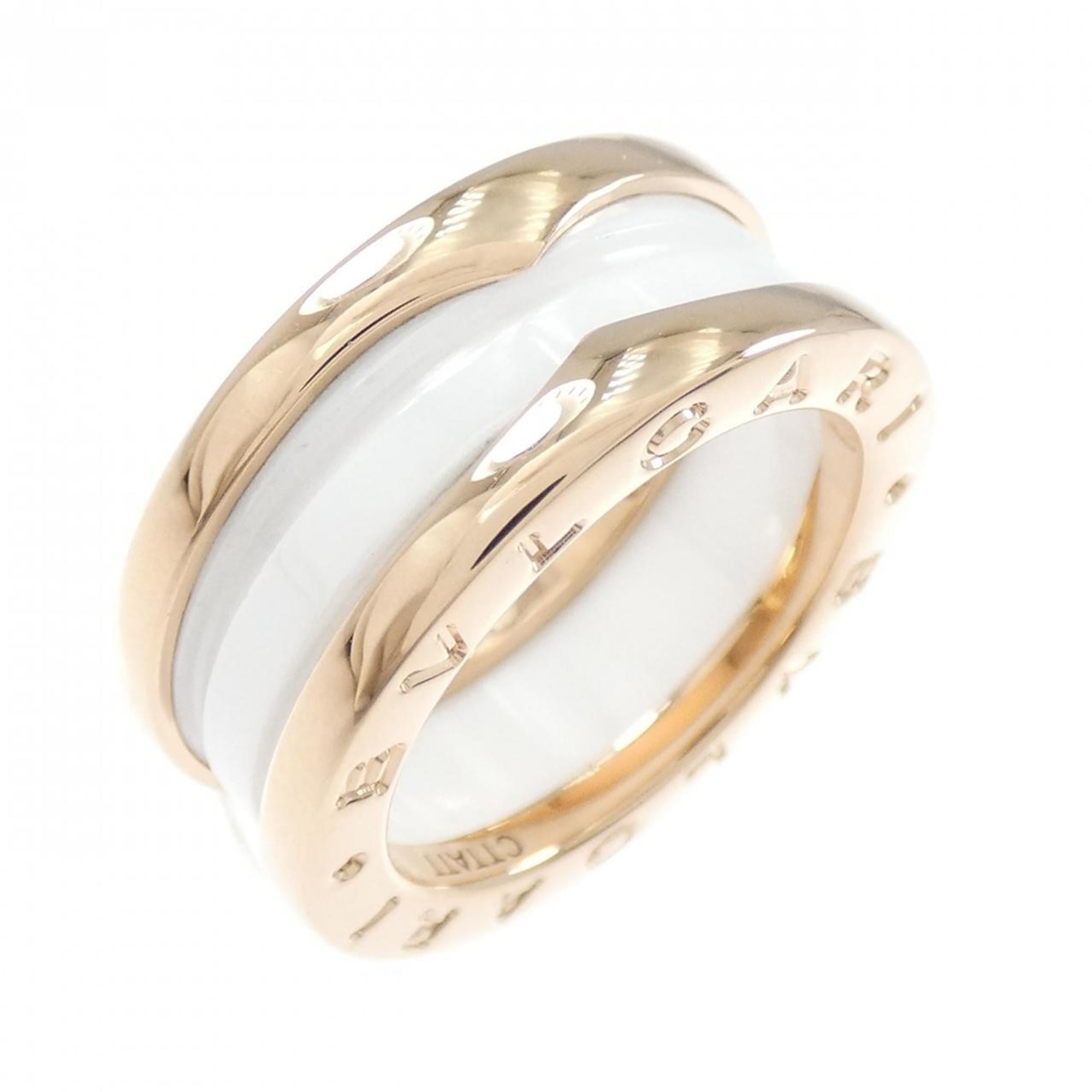 Bvlgari B.Zero1 Pink Gold (18K) Ceramic Band Ring (Pre-Owned)