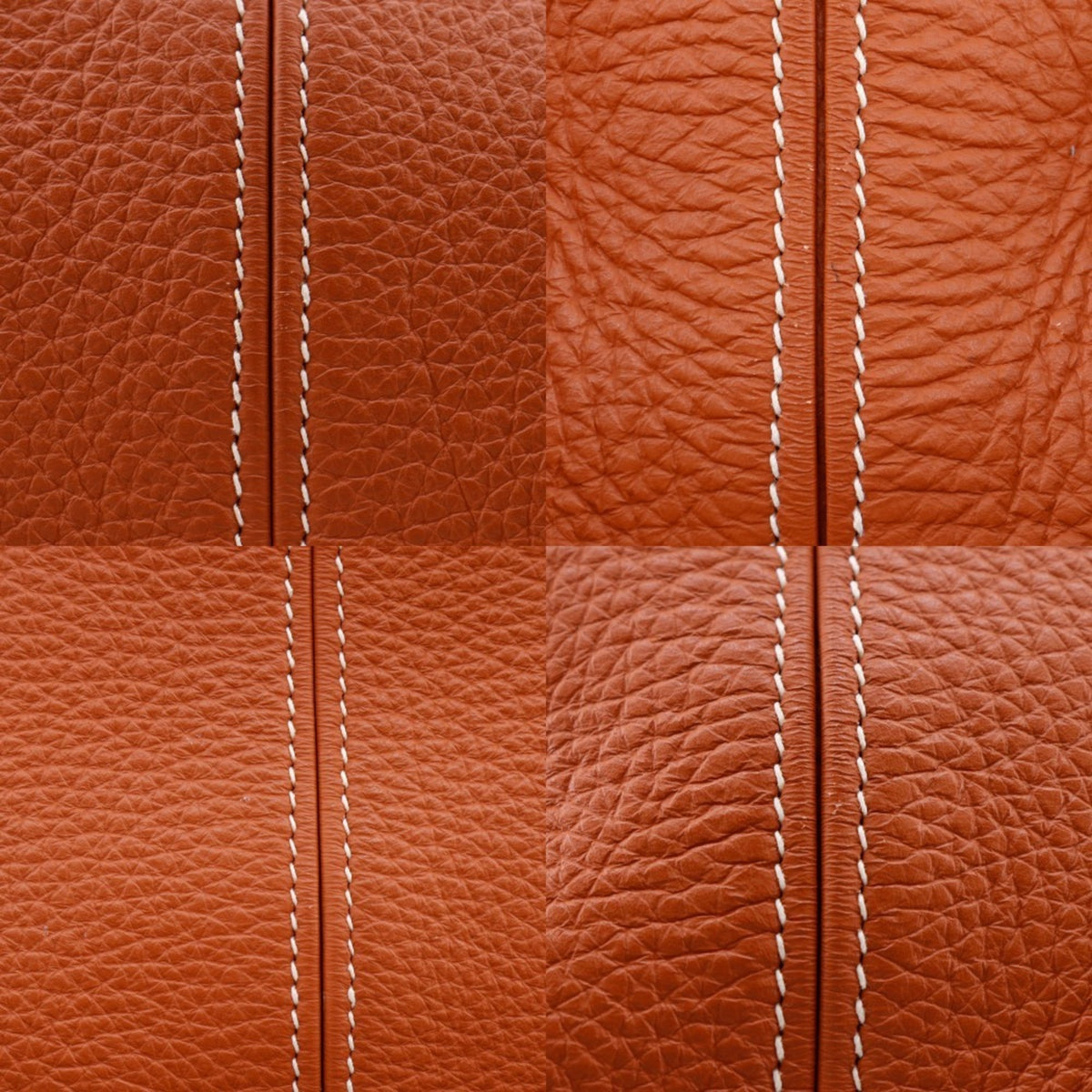 Hermes Brown Taurillon Clemence Leather Tote Bag (Pre-Owned)